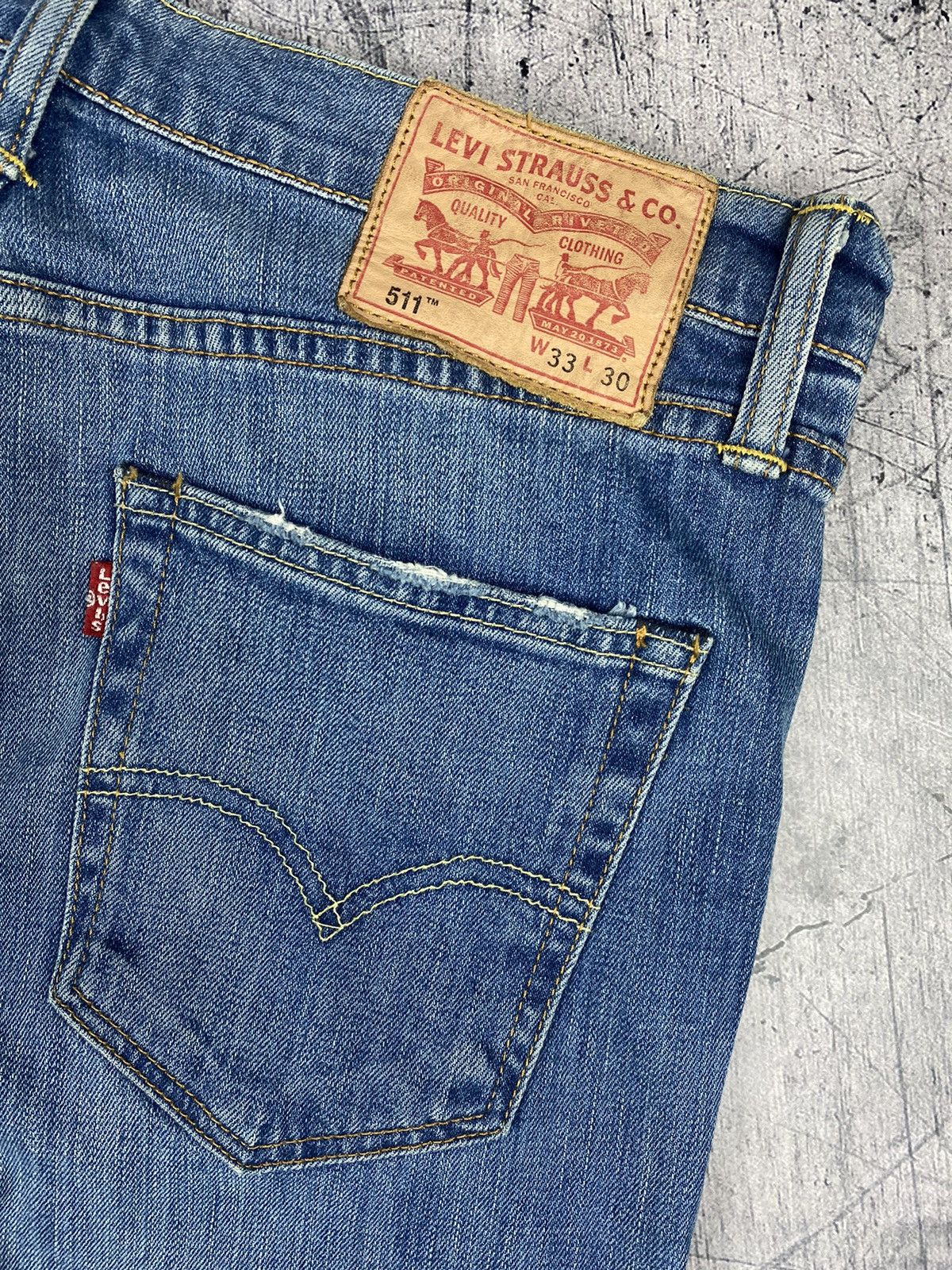 Levi's Vintage Levis 511 Jeans Denim Pants Size 33 x 30 Size US 33 - 4 Thumbnail
