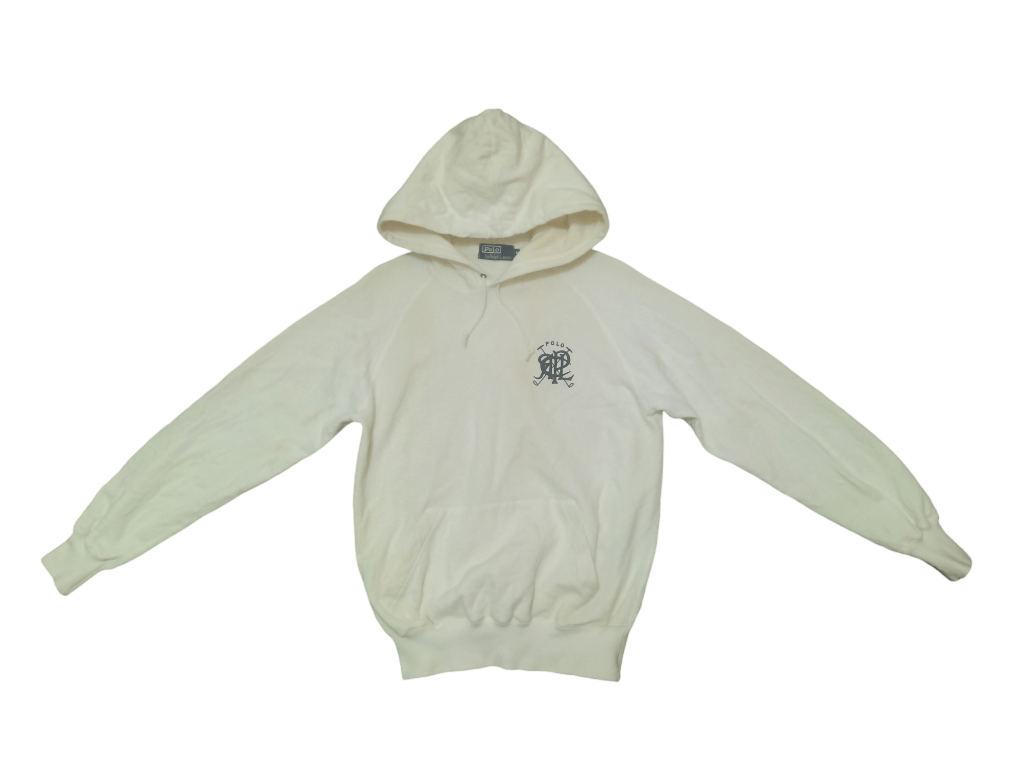 Polo Ralph Lauren Vtg Polo Ralph Lauren Distressed Hoodie Embroidered logo Size US M / EU 48-50 / 2 - 1 Thumbnail