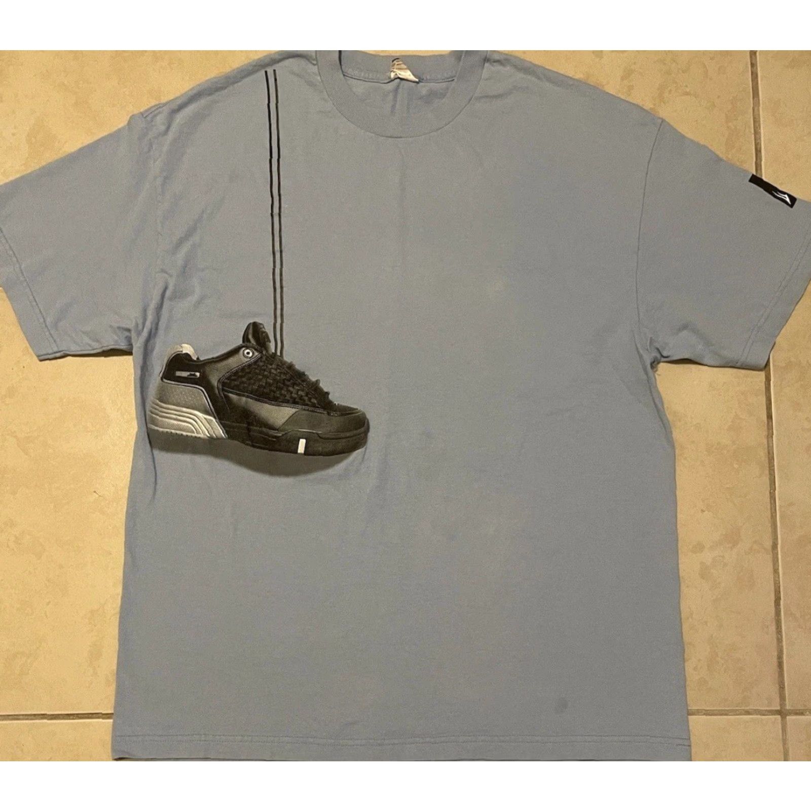 Lakai VINTAGE Lakai Mike Carroll Shirt XL Blue All Over Print 90s Skater Crailtap Fourstar AOP Funnny Grunge Rock Punk Skateboarding Cartoon Size US XL / EU 56 / 4 - 2 Thumbnail