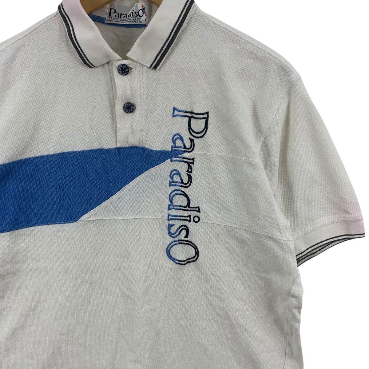 Vintage Vintage PARADISO GOLF COLLECTION Patch Polo Tee Shirt Top Size US L / EU 52-54 / 3 - 5 Thumbnail