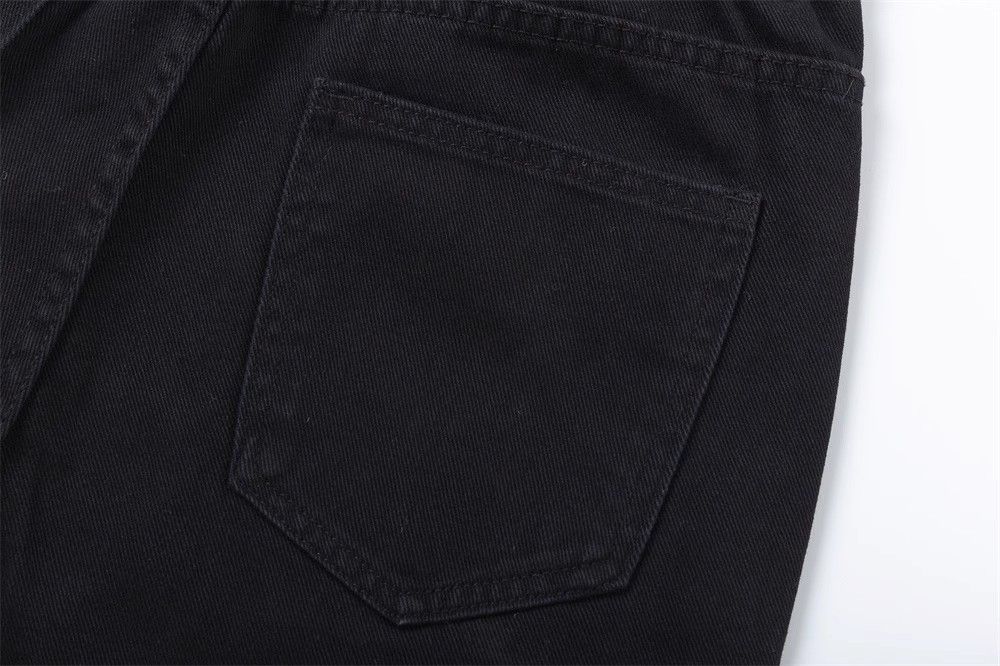 Japanese Brand × Jean Trendy men's solid color simple versatile loose flared jeans Size US 32 / EU 48 - 6 Thumbnail
