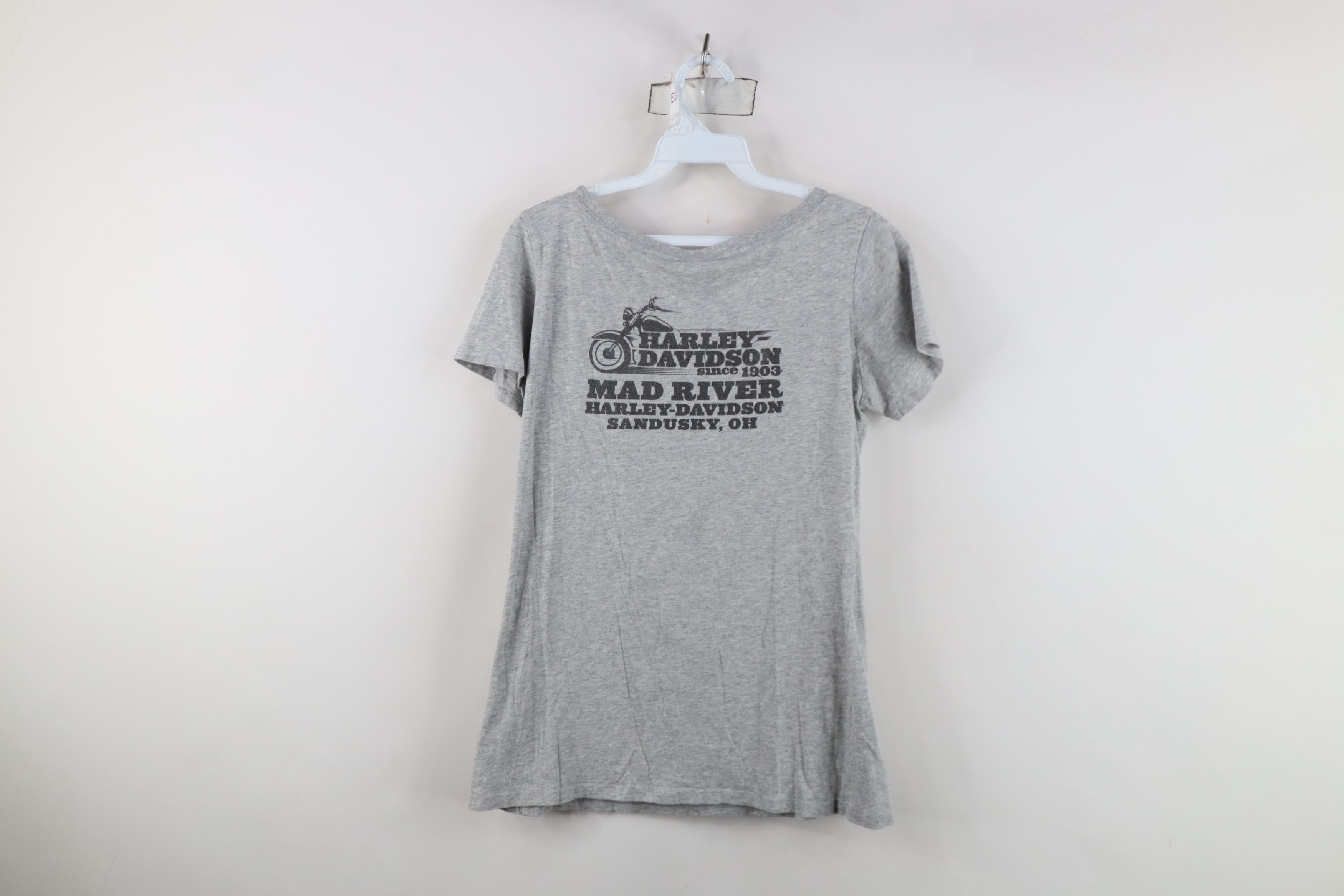 Harley Davidson Y2K Harley Davidson Spell Eagle Short Sleeve T-Shirt Gray Size L / US 10 / IT 46 - 13 Thumbnail