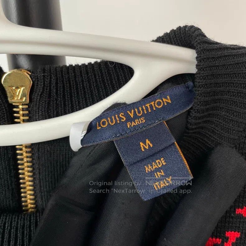 Louis Vuitton Louis Vuitton Black and red color-block presbyopic dress Size M / US 6-8 / IT 42-44 - 8 Thumbnail