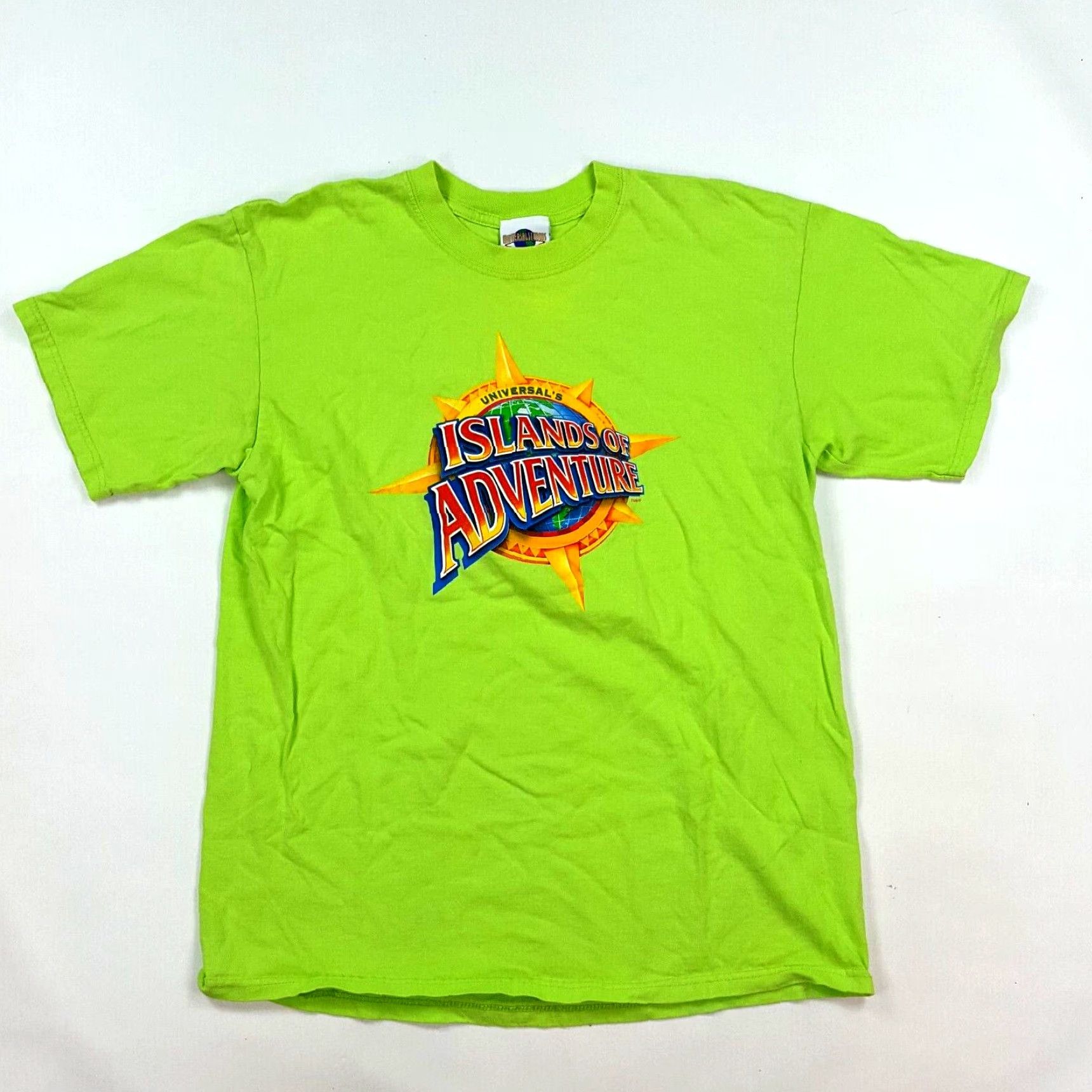 Vintage VINTAGE Universal Islands Of Adventure Theme Park Green Retro T Shirt M Men XS? Size US M / EU 48-50 / 2 - 2 Thumbnail