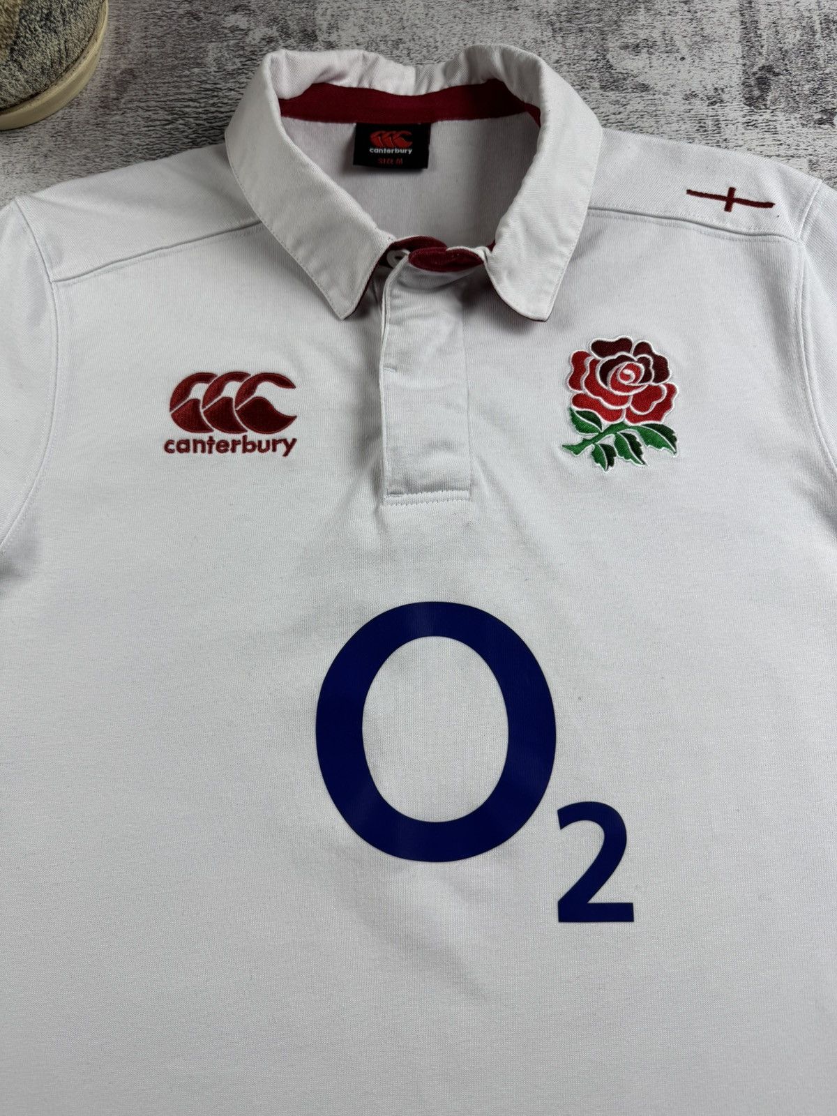 Canterbury of New Zealand Canterbury 2012/2013 Y2K O2 Longsleeve Polo Jersey T Shirt Size US M / EU 48-50 / 2 - 7 Thumbnail