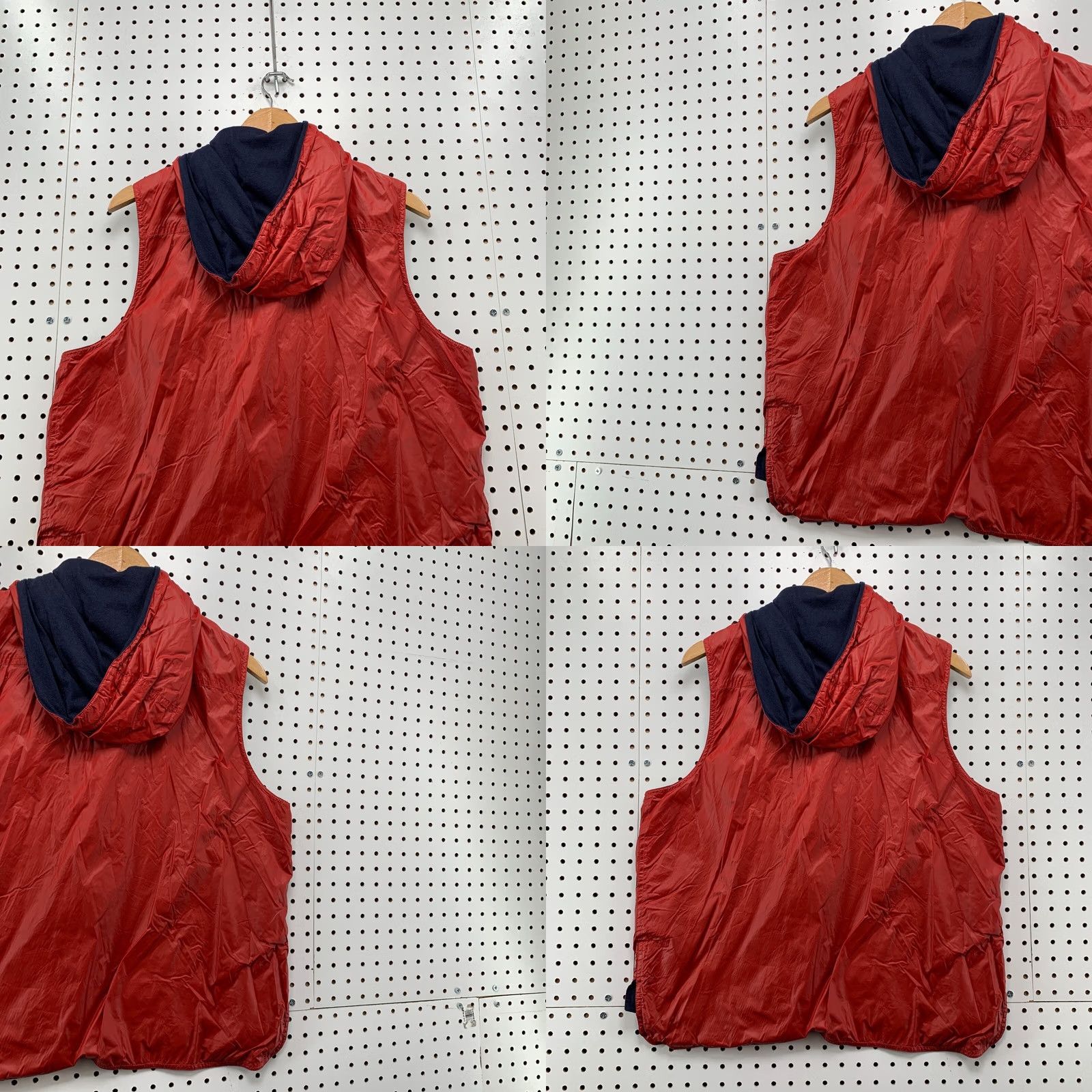 Ralph Lauren LRL Lauren Ralph Lauren Hooded Windbreaker Vest Red Womens Large NYLON Windbreaker Vest NYLON Hooded Size L / US 10 / IT 46 - 10 Thumbnail