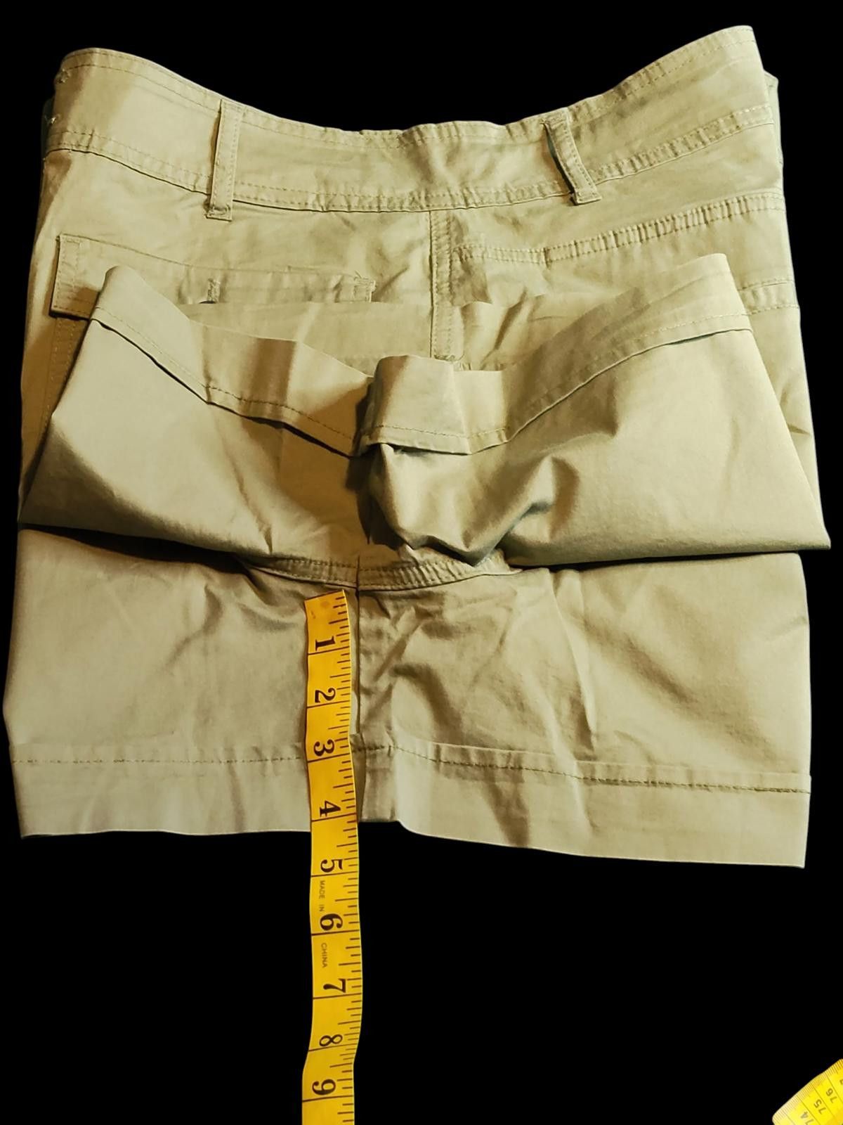 Designer Kensie Jeans Women's Khaki Chino Shorts Size 12/31 Size 31" - 4 Thumbnail