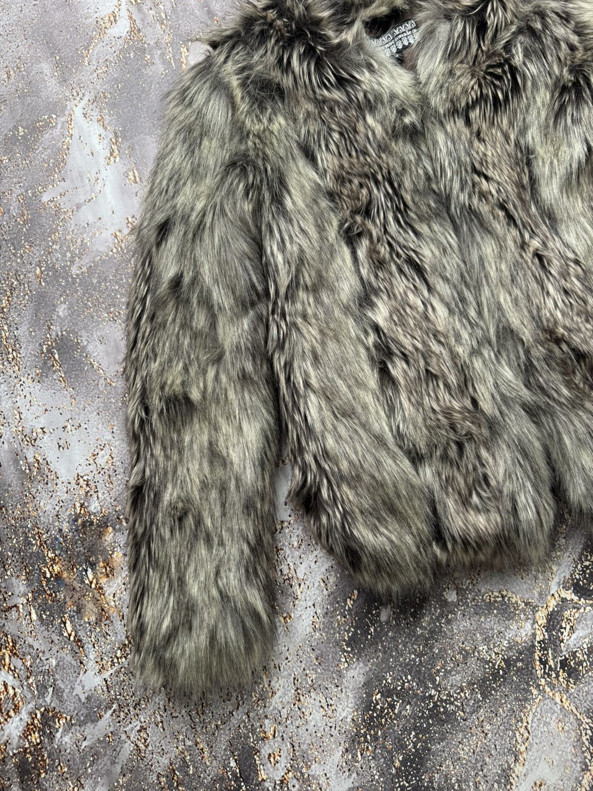 Vintage Vintage Faux Fur Mini Coat Size M / US 6-8 / IT 42-44 - 2 Thumbnail