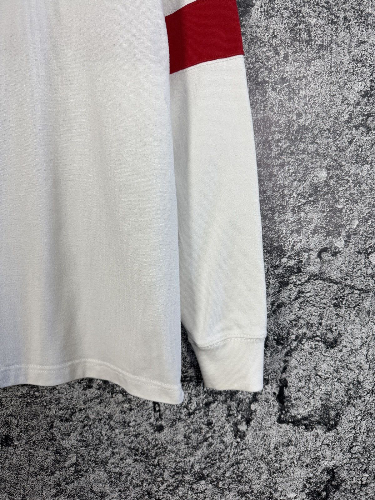 Tommy Hilfiger Tommy Hilfiger Vintage Fit Rugby Shirt Polo Long Sleeve Sz L Size US L / EU 52-54 / 3 - 16 Thumbnail