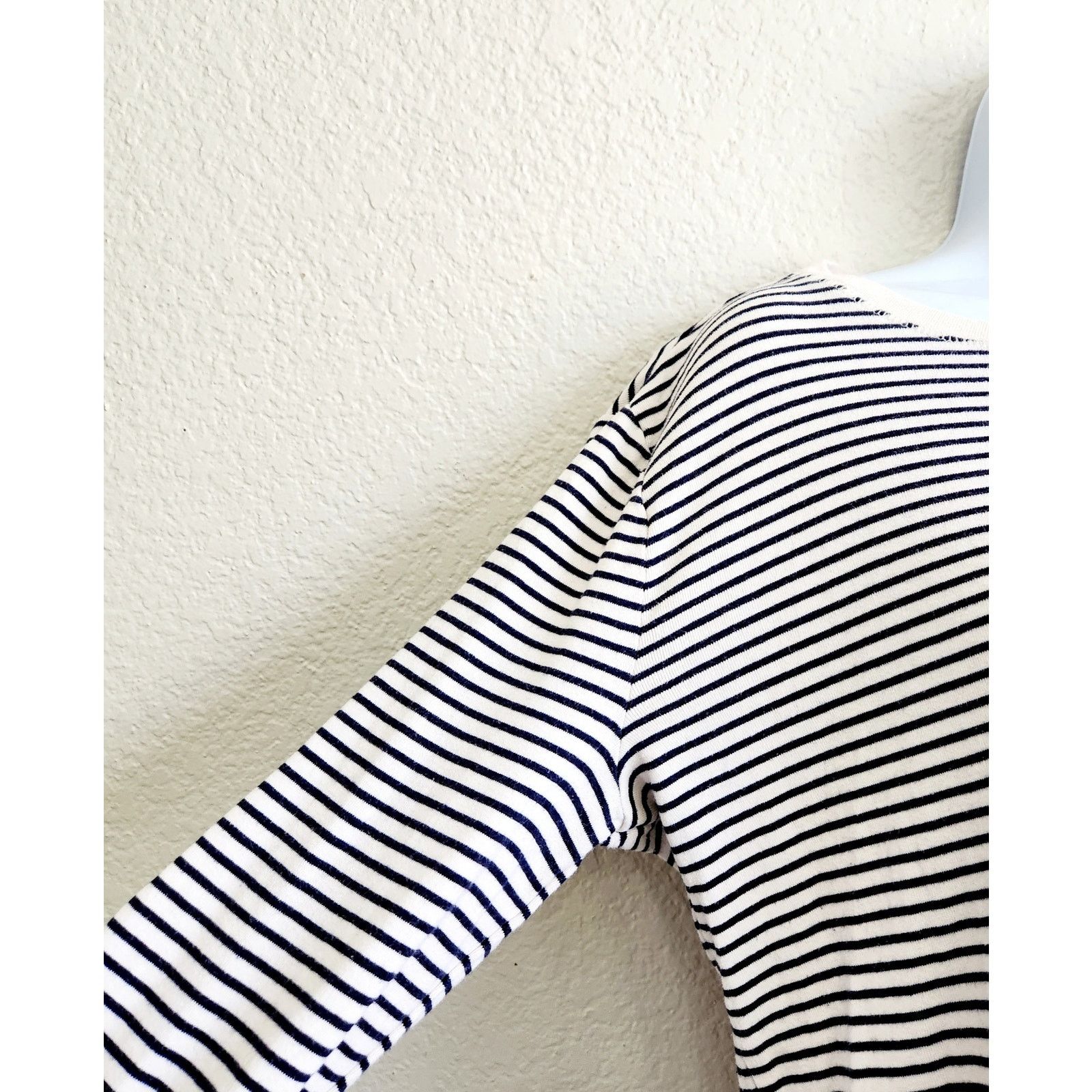 Other LRL Lauren Jeans Co Black Cream Stripes Top XL Long Sleeves Size XL / US 12-14 / IT 48-50 - 2 Thumbnail