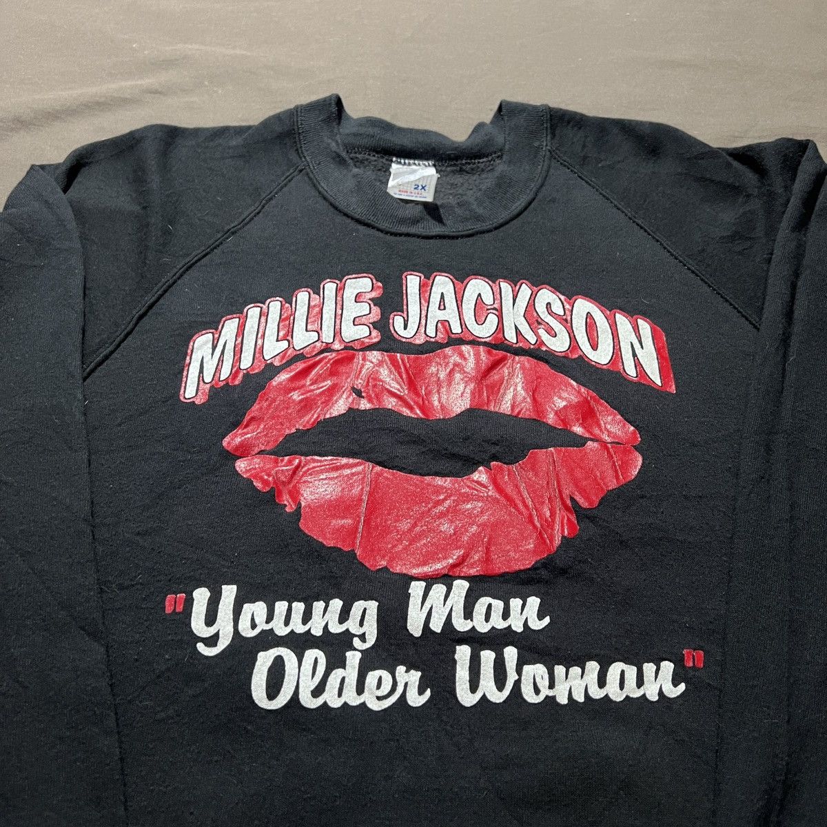 Rap Tees Vintage 90s Millie Jackson Promo Soul disco R&B Size US XXL / EU 58 / 5 - 2 Thumbnail