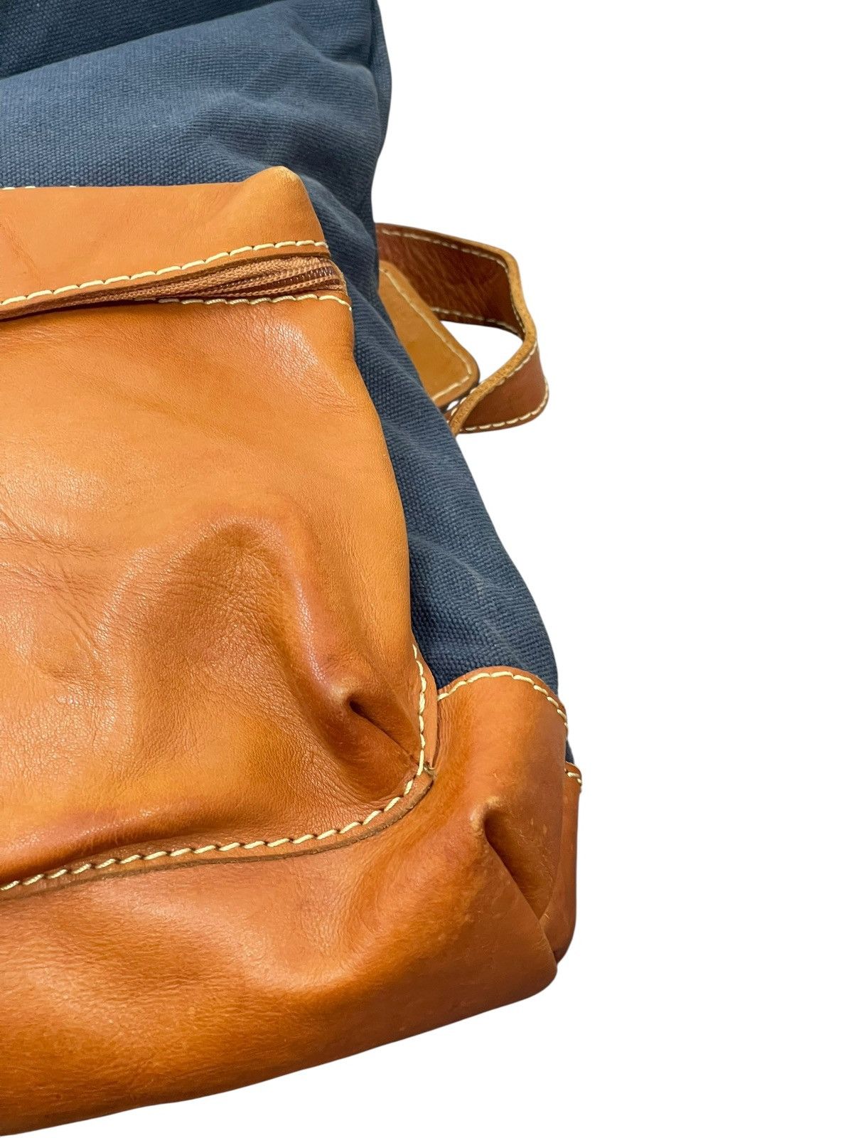 Comme des Garcons × Stussy Leather Cotton Fes Backpack Bag margiela julius filson 1🟩7 Size ONE SIZE - 7 Thumbnail