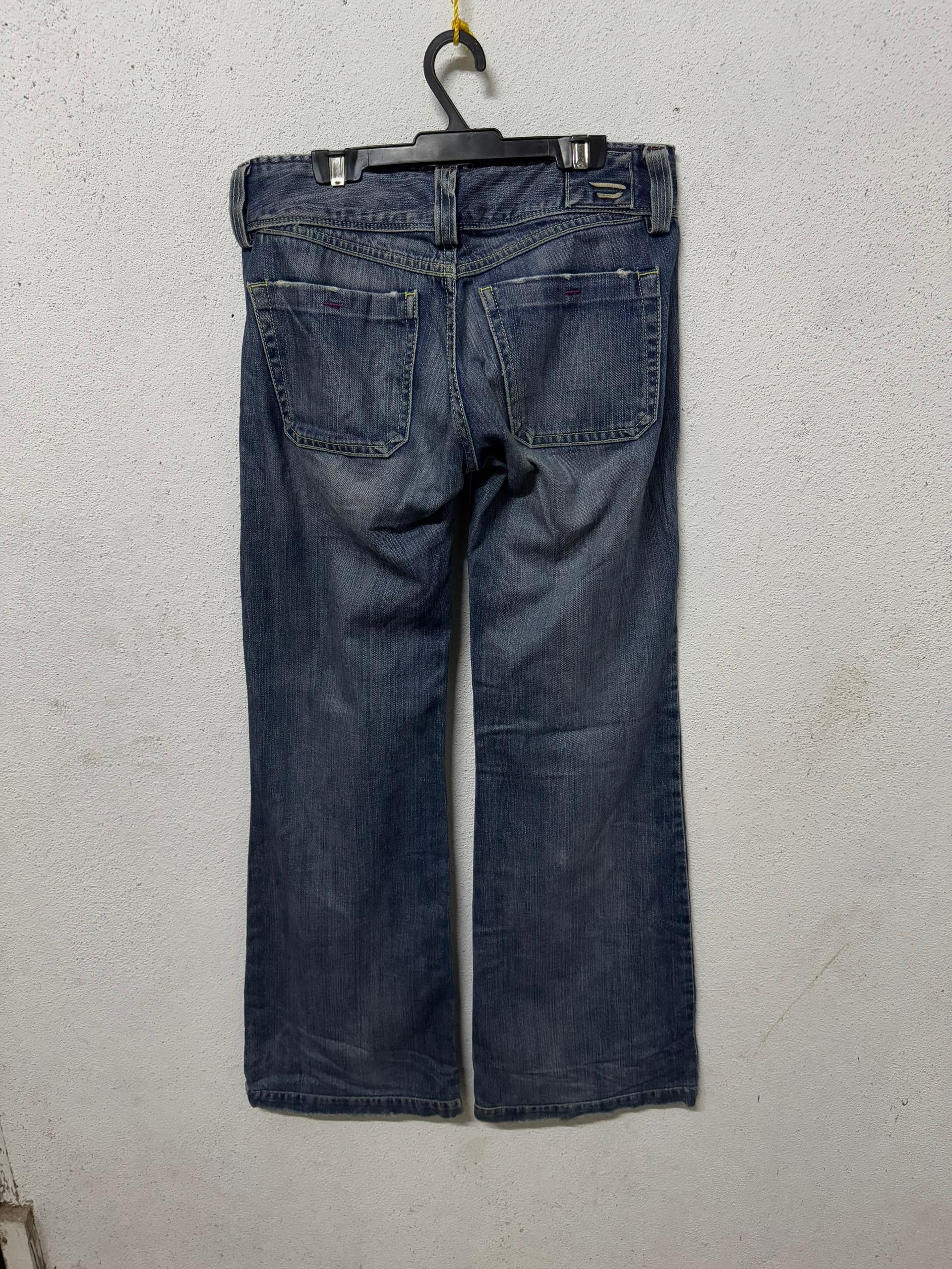 Diesel Sick🔥 Diesel jeans flared nice design Size 29" - 6 Thumbnail