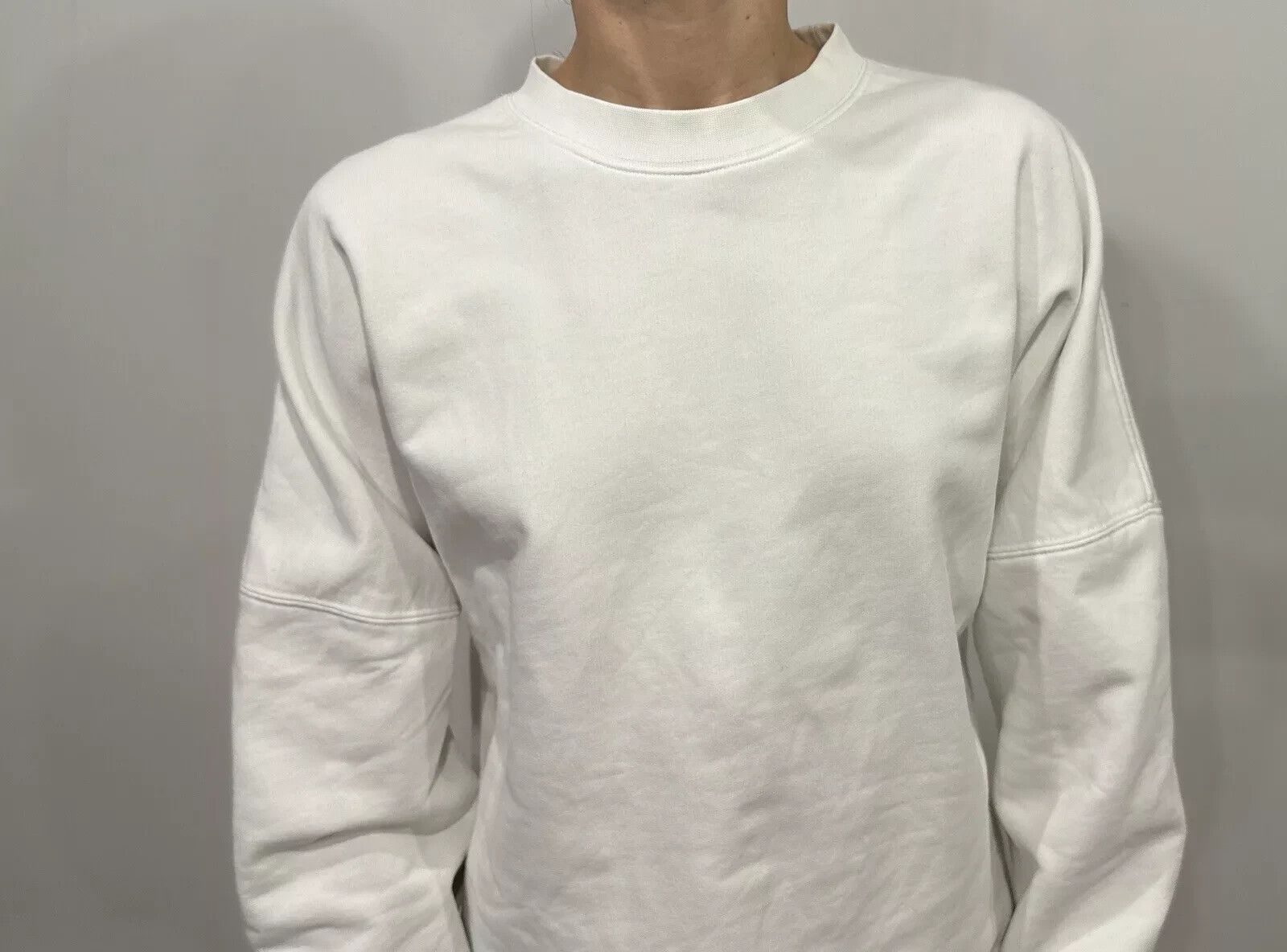 Alexander Wang T Alexander Wang Cotton Sweatshirt Back Logo White Size S Size S / US 4 / IT 40 - 3 Thumbnail