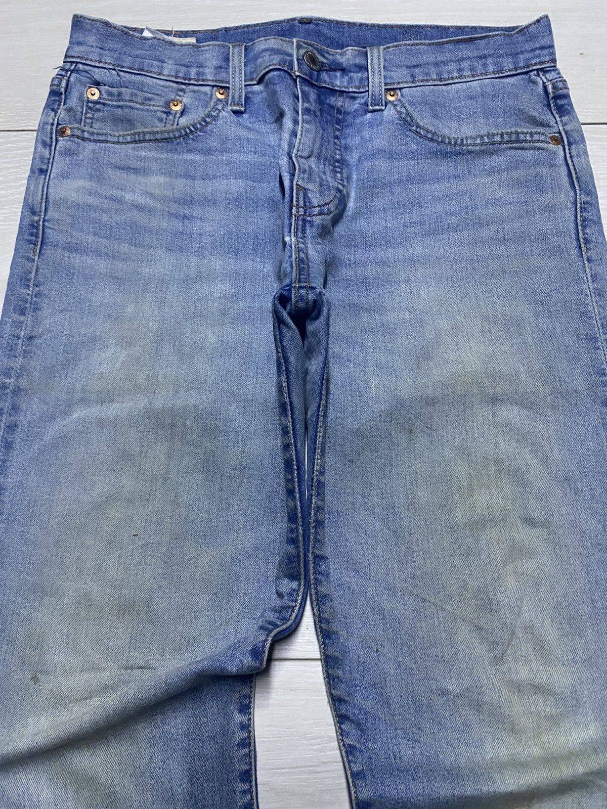Levi's Vintage Levis 502 Faded Wash Distressed Slim Fit Size US 30 / EU 46 - 3 Thumbnail