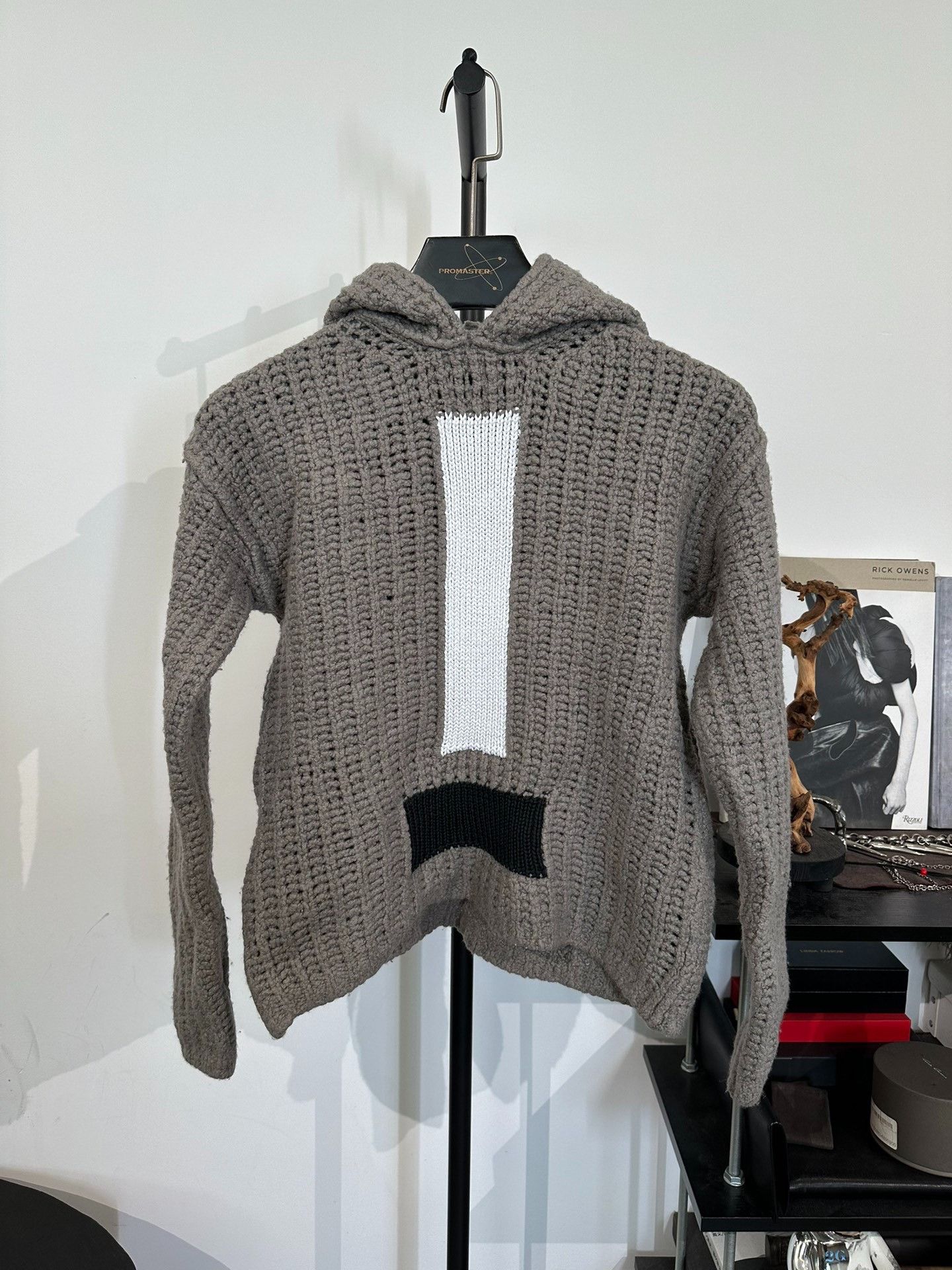 Rick Owens Rick Owens Main Line Knit Hooded Sweater Coat M Size US M / EU 48-50 / 2 - 1 Thumbnail
