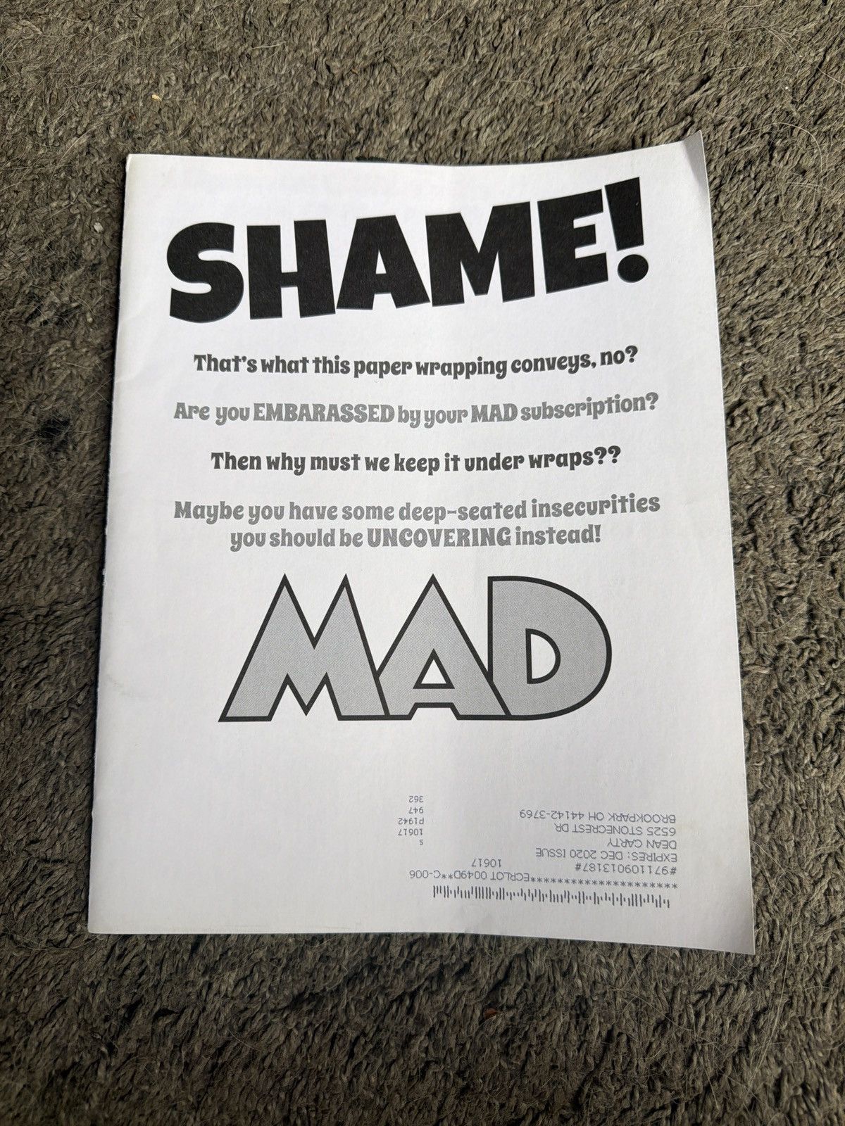 Hypebeast 2020 Mad Magazine No. 14 Size ONE SIZE - 1 Thumbnail