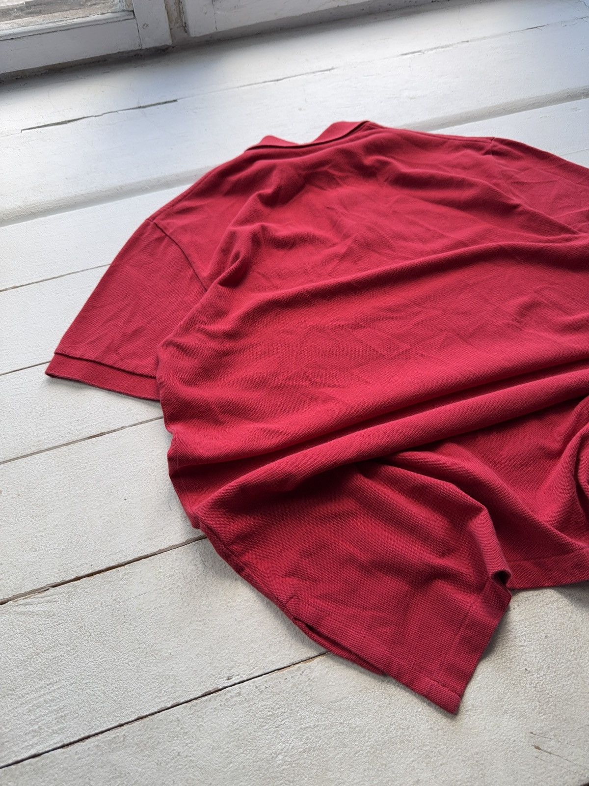 Polo Ralph Lauren Retro Luxury 90s Polo Ralph Lauren Red Polo Shirt 🐎 Size US L / EU 52-54 / 3 - 8 Thumbnail
