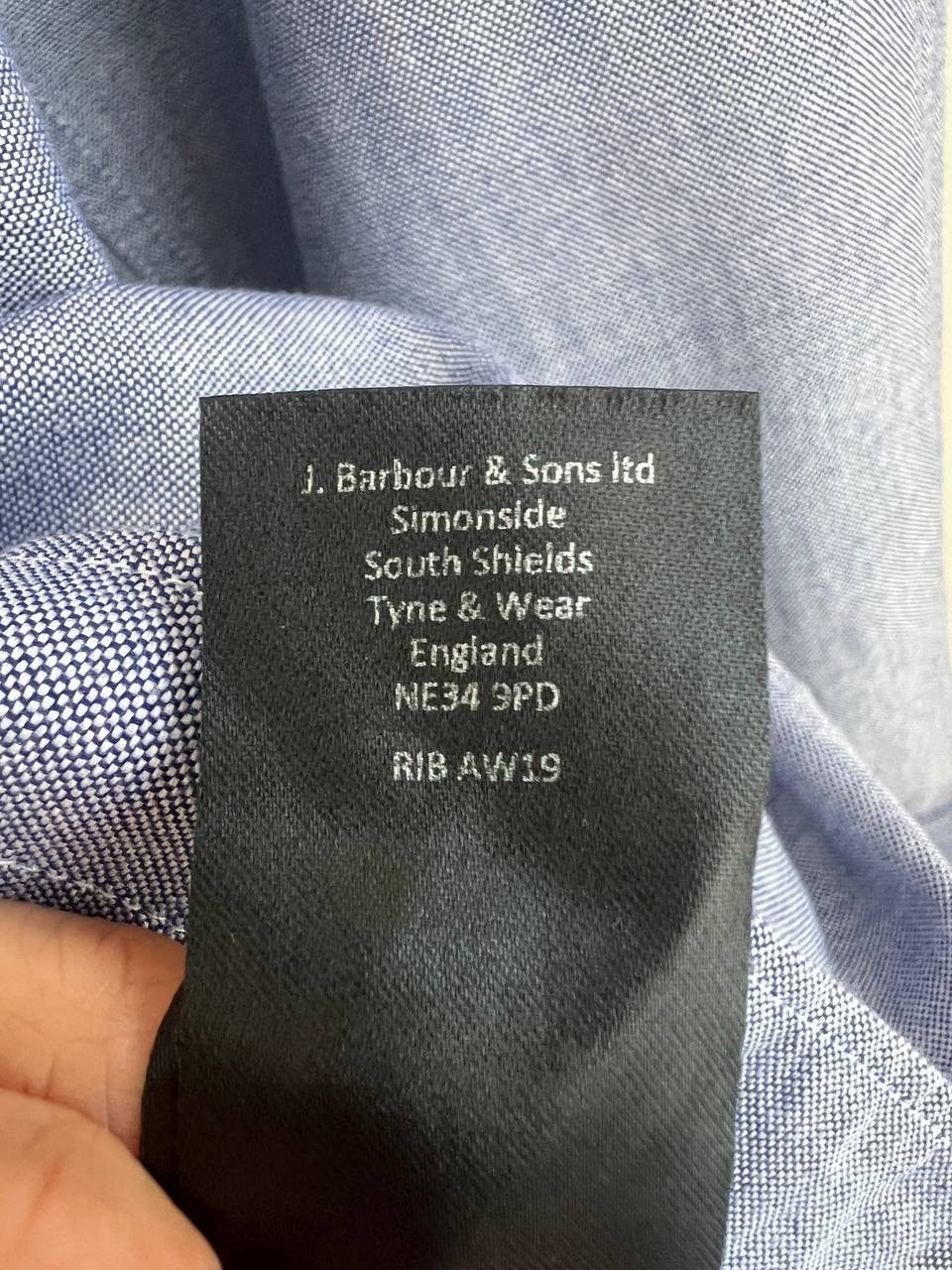 Barbour Barbour men's shirt gray size M Size US M / EU 48-50 / 2 - 8 Thumbnail