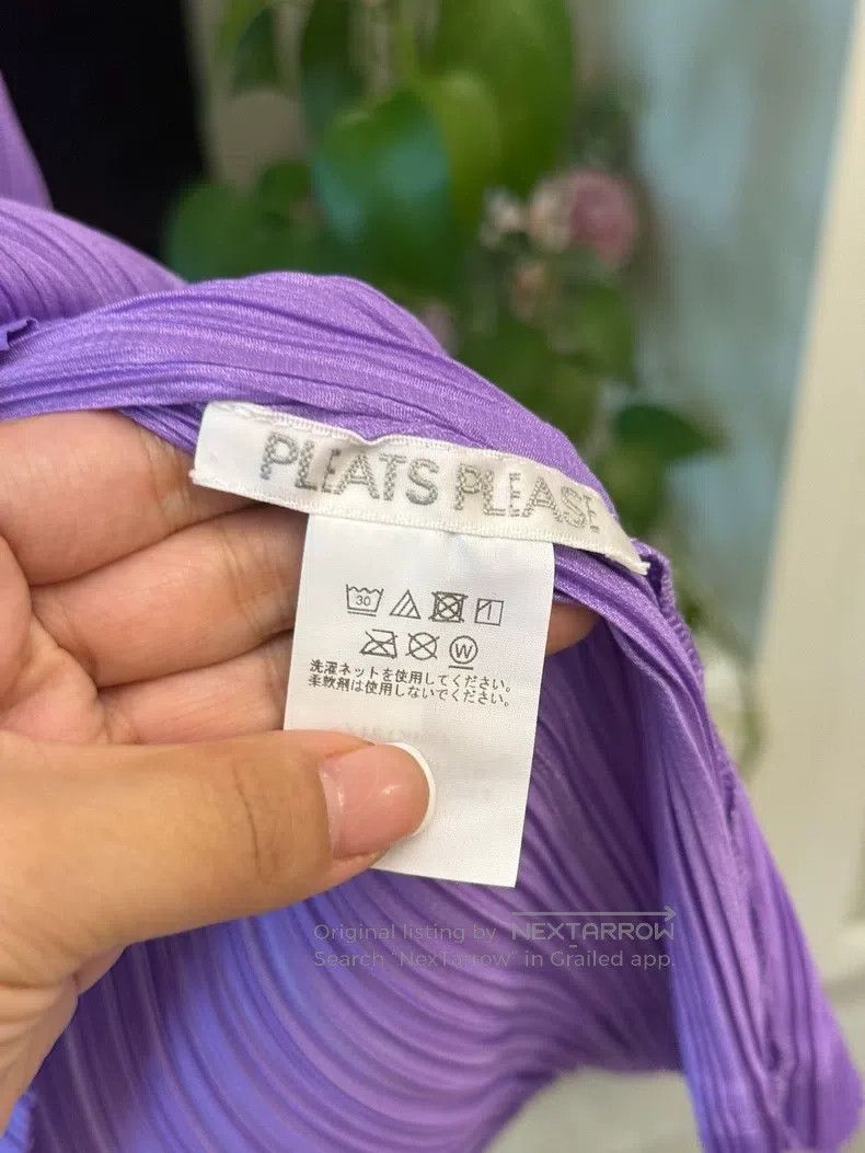 Issey Miyake Issey Miyake size:one size Purple Long Sleeve Size XXS / US 00 / IT 34 - 5 Thumbnail