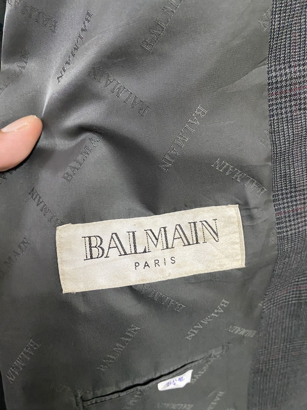 Balmain Vtg Balmain Paris Suits Blazers Size 46S - 12 Thumbnail