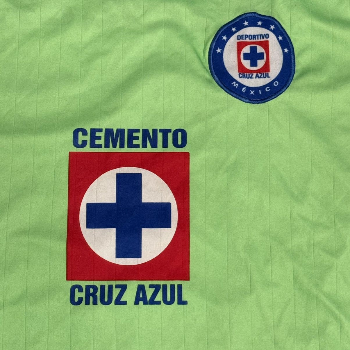 2014/2015 Cemento Cruz Azul Soccer Futbol Green Third Jersey