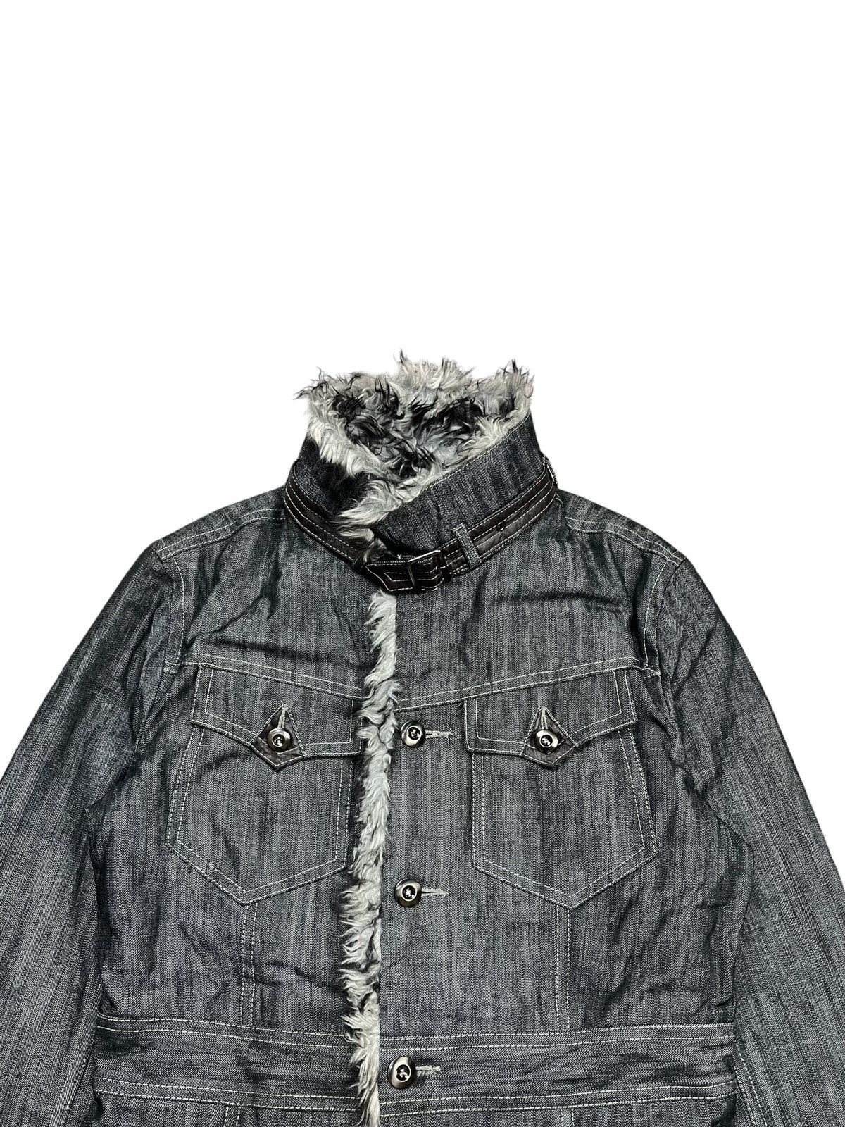 If Six Was Nine 2000s Nicole Club - Raccoon Fur Liner Jacket Size US L / EU 52-54 / 3 - 6 Thumbnail