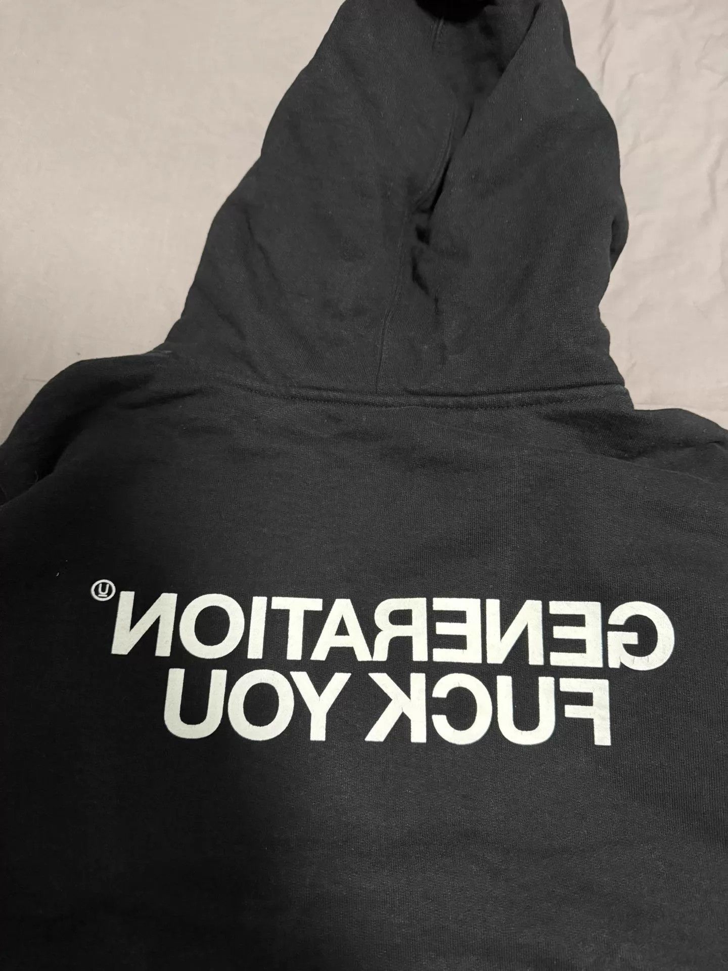 Supreme Supreme x UNDERCOVER 16FW FUCK YOU ZIP LOGO HOODIE BLACK L Size US L / EU 52-54 / 3 - 6 Thumbnail