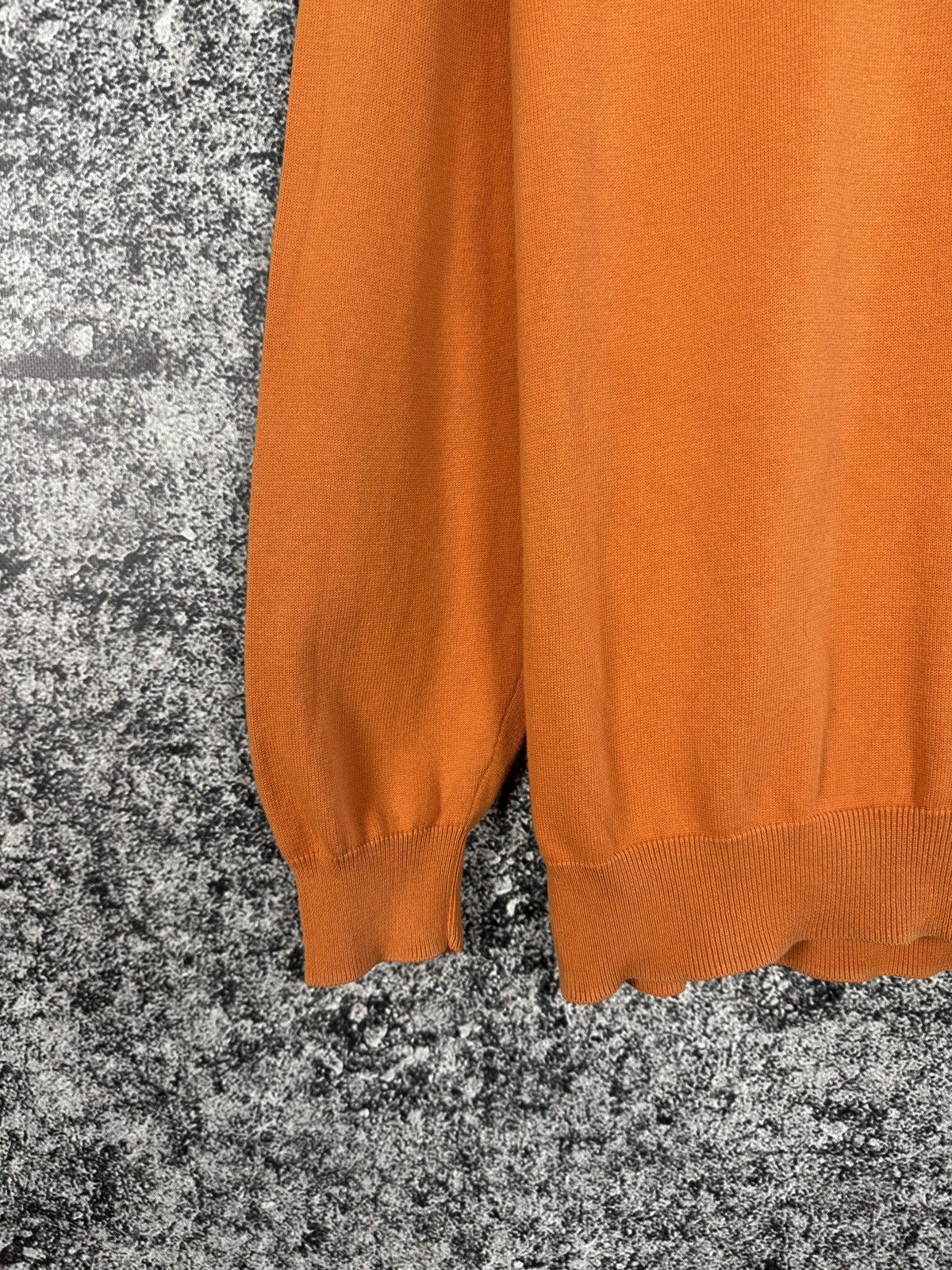Barbour Barbour Kelso V-Neck Burnt Orange Sweater Pullover Size M Size US M / EU 48-50 / 2 - 4 Thumbnail