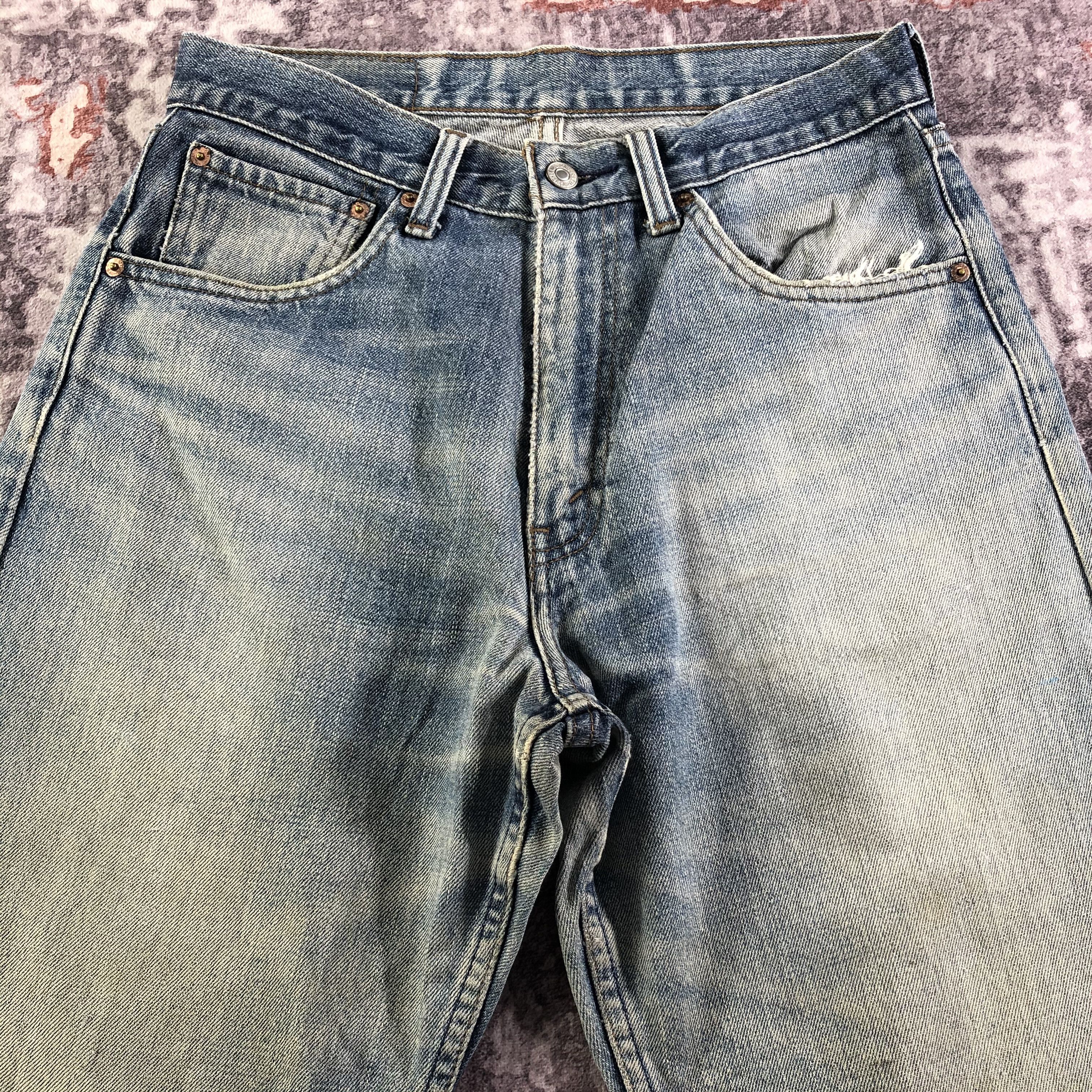 Levi's 90s Vintage Blue Wash Levis 539 Jeans-JM3305 Size US 30 / EU 46 - 3 Thumbnail