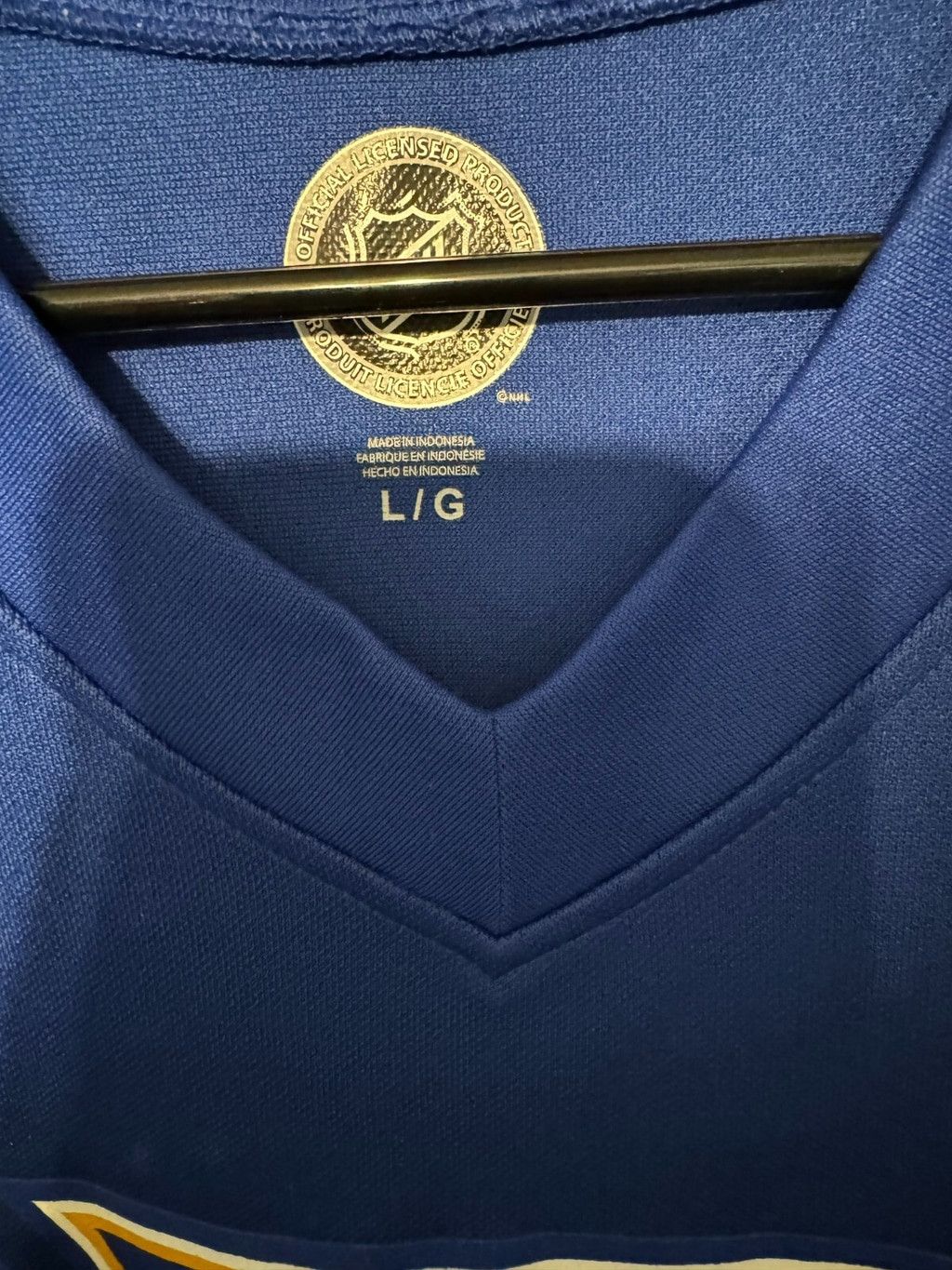 The Unbranded Brand st louis blues jersey men sz L blank back blue Size US L / EU 52-54 / 3 - 3 Thumbnail