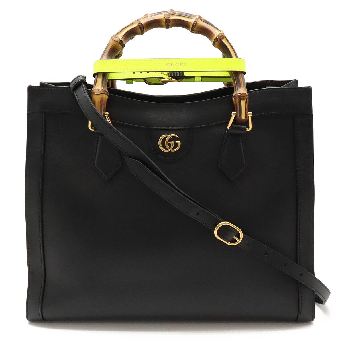 Gucci Gucci Diana Bamboo Medium Leather Top Handle Tote Bag 655658 Leather Tote Bag 655658 in Great Condition