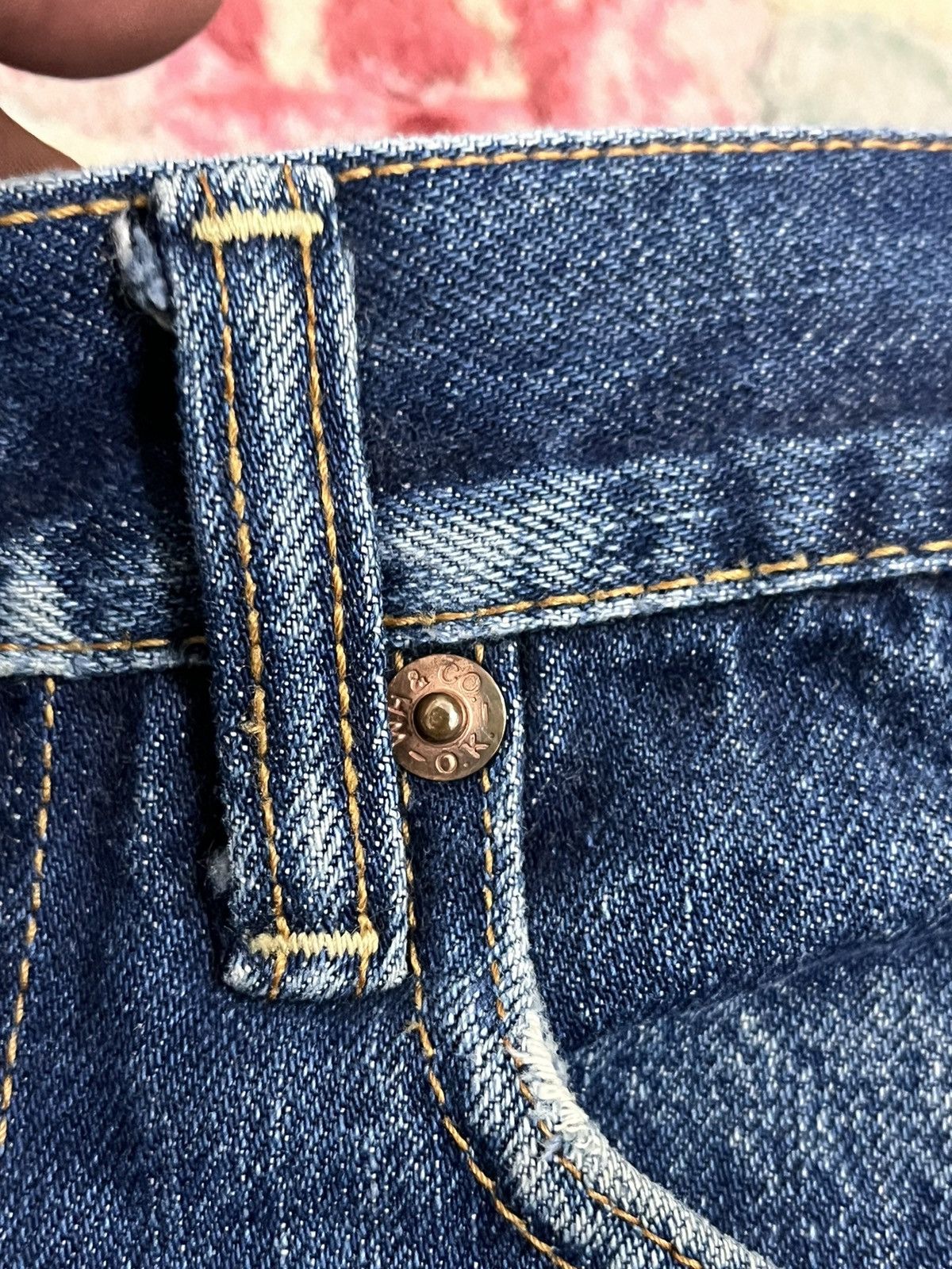 POST ARCHIVE FACTION (PAF) × Warehouse & Co. Vintage Warehouse&Co Flare Denim Size US 27 - 3 Thumbnail