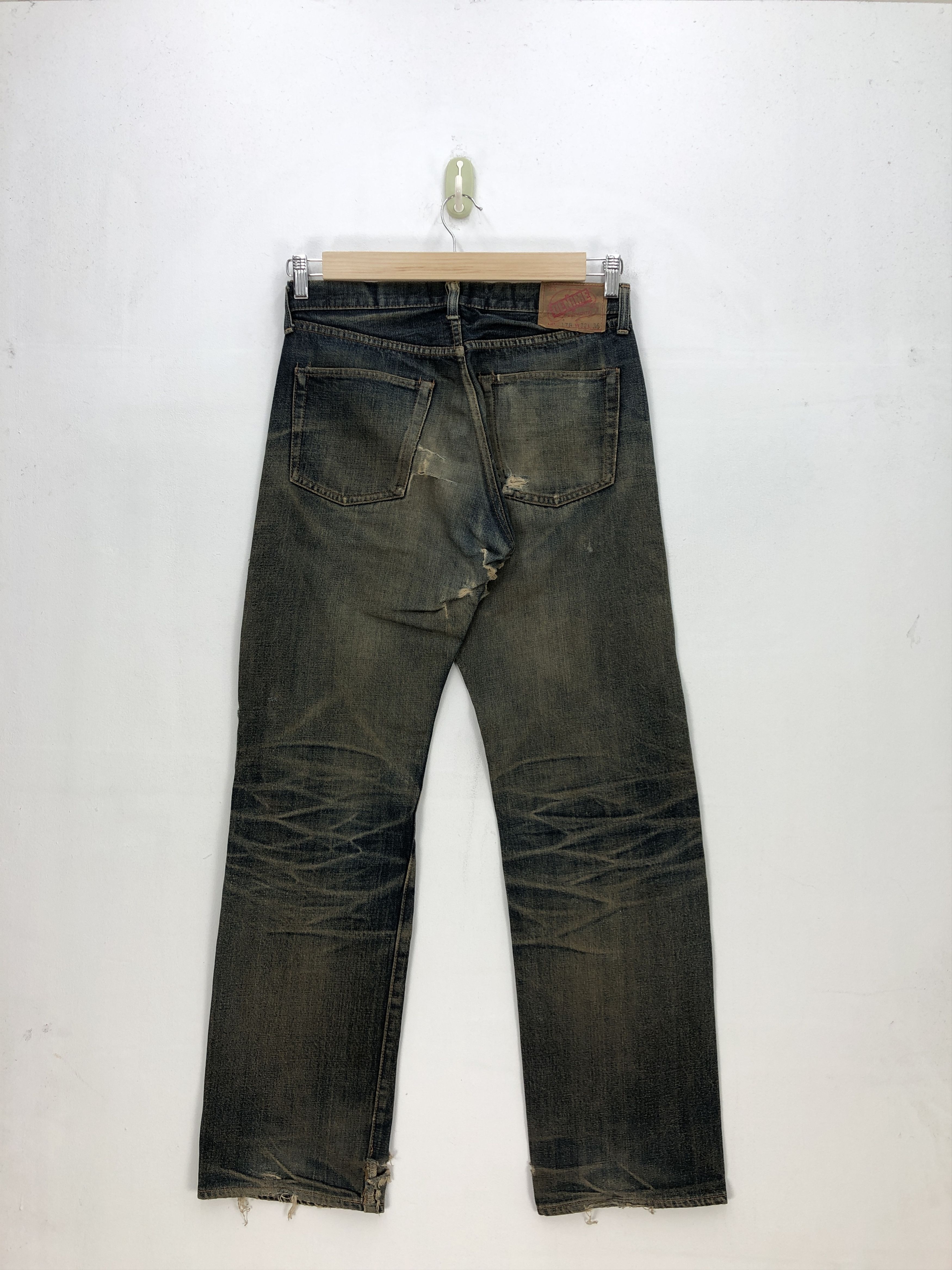 Denime Vintage 90s Denime Selvedge Jeans Japanese Redline Denim Size US 30 / EU 46 - 2 Thumbnail