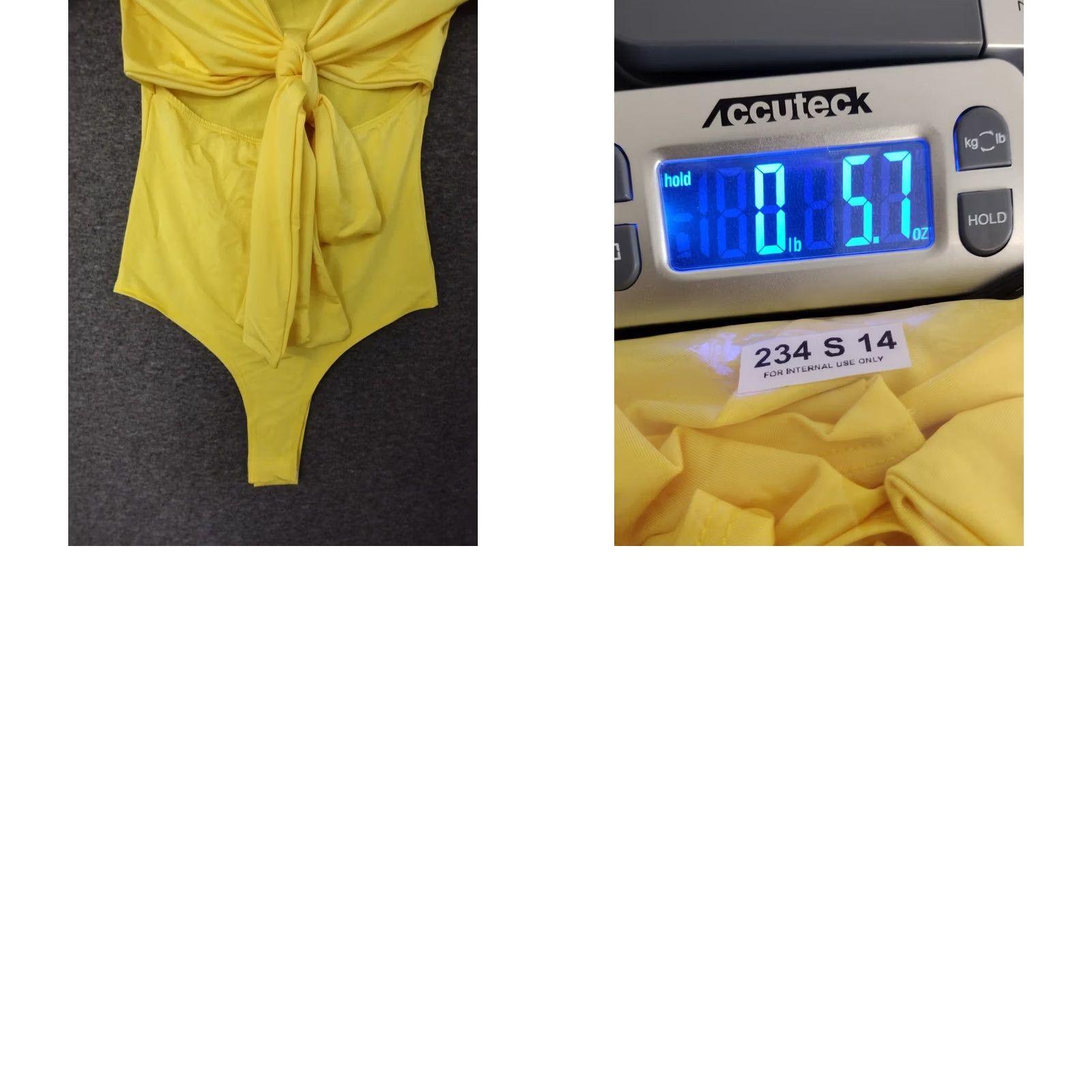 Vintage MAGIA Bodysuit Shirt Yellow Open Tummy Tie Front Short Sleeve Size S Womens Size S / US 4 / IT 40 - 8 Thumbnail