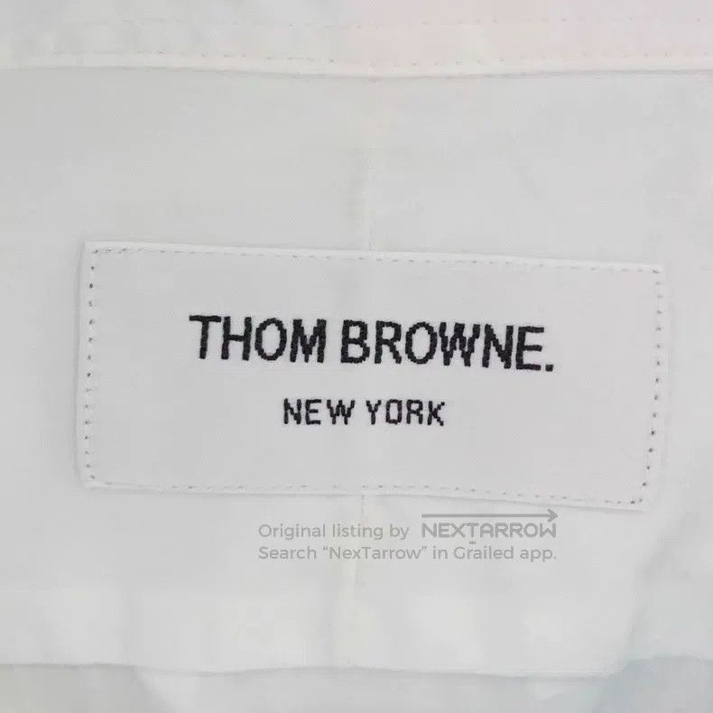 Thom Browne Thom Browne Long-sleeved shirt with single row of buttons Size US S / EU 44-46 / 1 - 6 Thumbnail