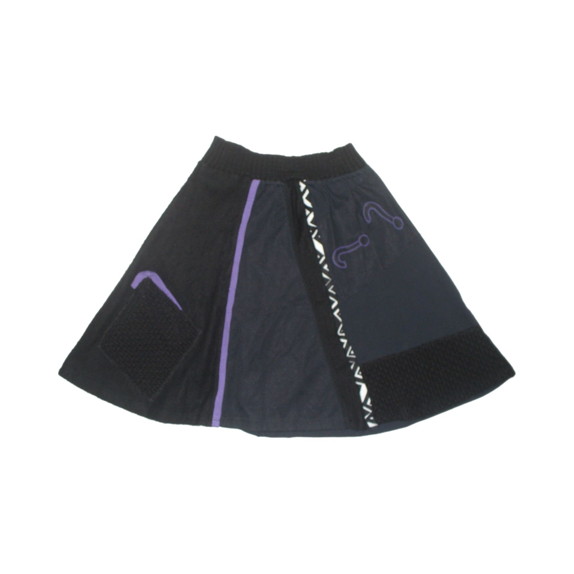 Other playful skirt with question mark and asymmetrical design Size 27" / US 4 / IT 40 - 8 Thumbnail