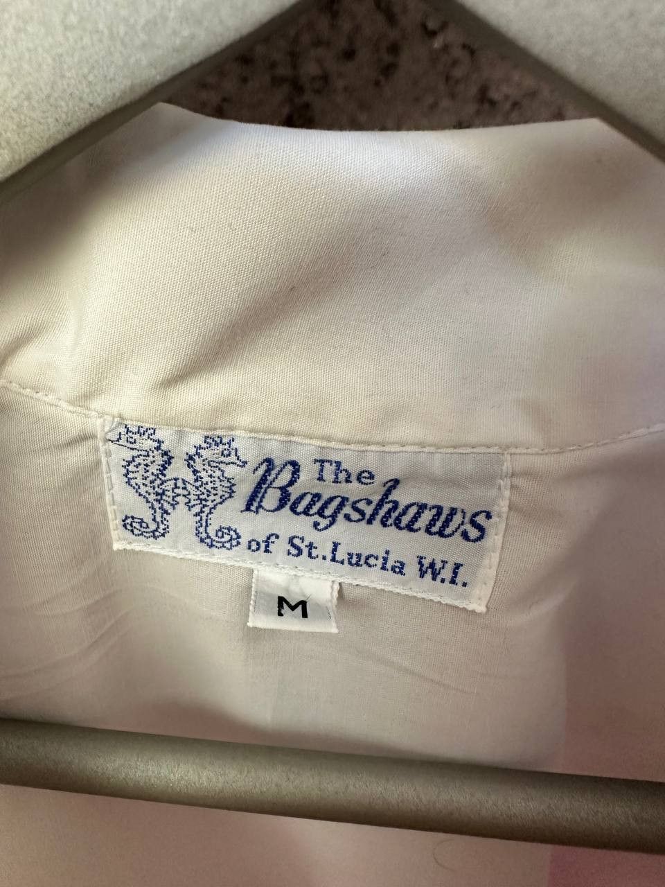 Vintage 1960s The Bagshaws St. Lucia Sailing Ship Print Shirt Dagger Size US M / EU 48-50 / 2 - 12 Thumbnail