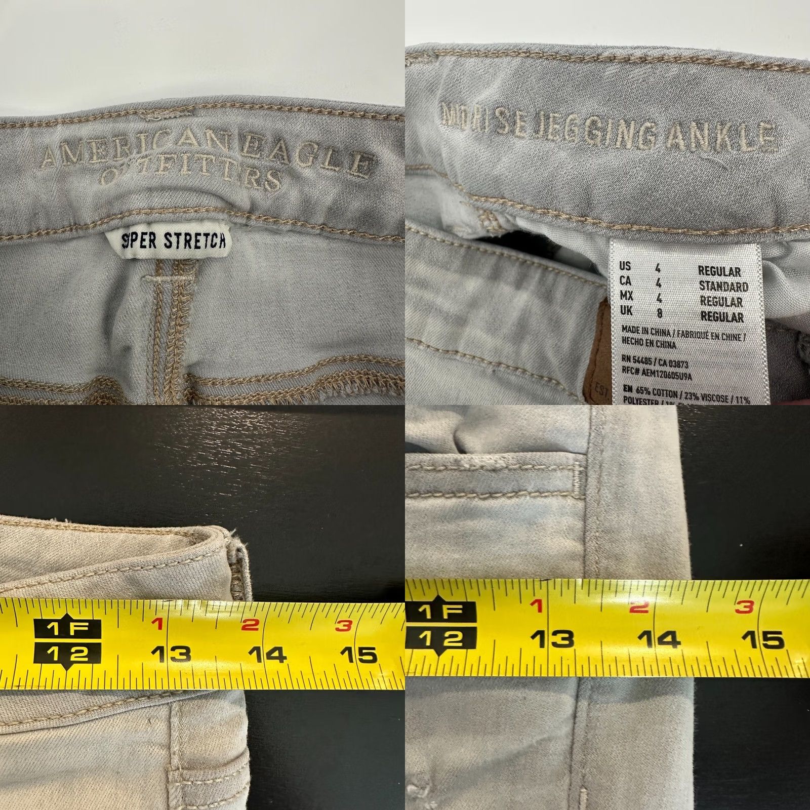 American Eagle Outfitters VINTAGE? No. Size 27" / US 4 / IT 40 - 8 Thumbnail