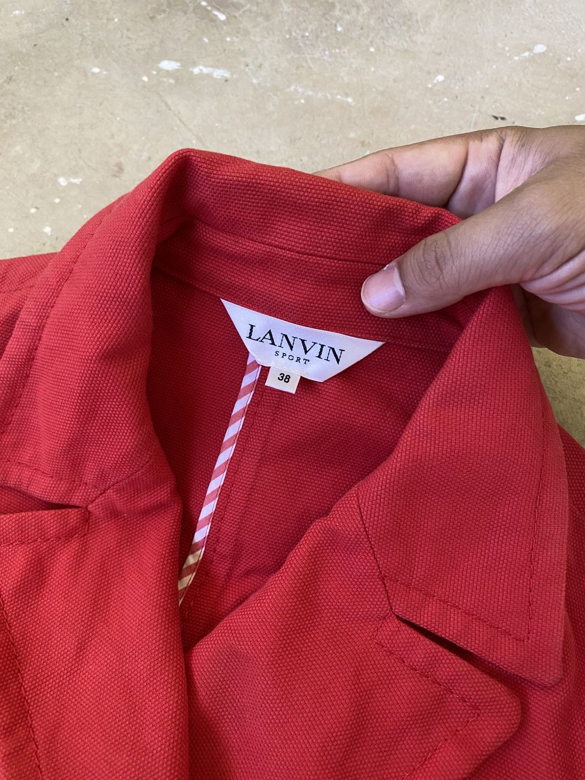 Lanvin Lanvin Sport Red Double Breasted Peacoat Size S / US 4 / IT 40 - 5 Thumbnail