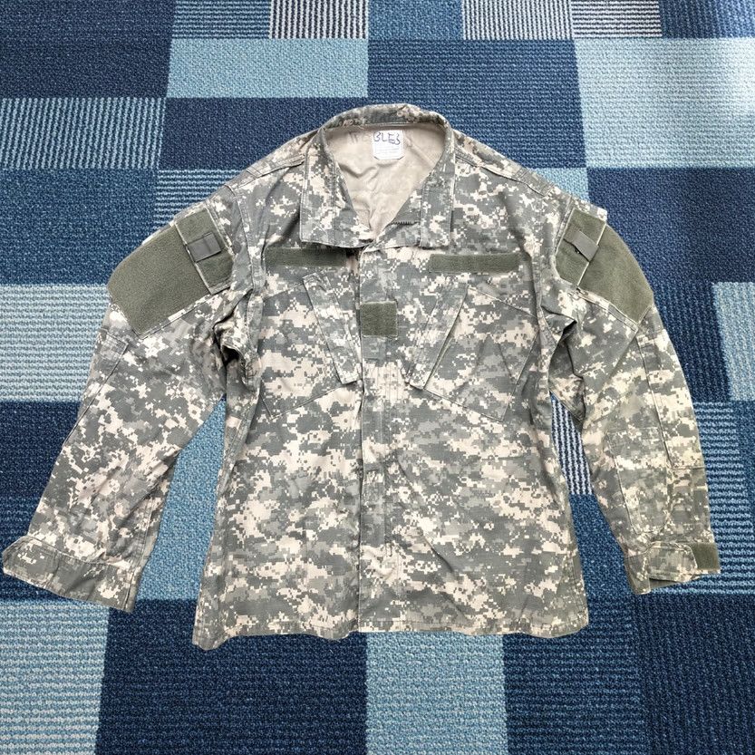 Vintage US Army Jacket Mens M Digital Camo Zip Camouflage Military Coat Button Pockets Full Zip Vintage No Size US M / EU 48-50 / 2 - 1 Thumbnail