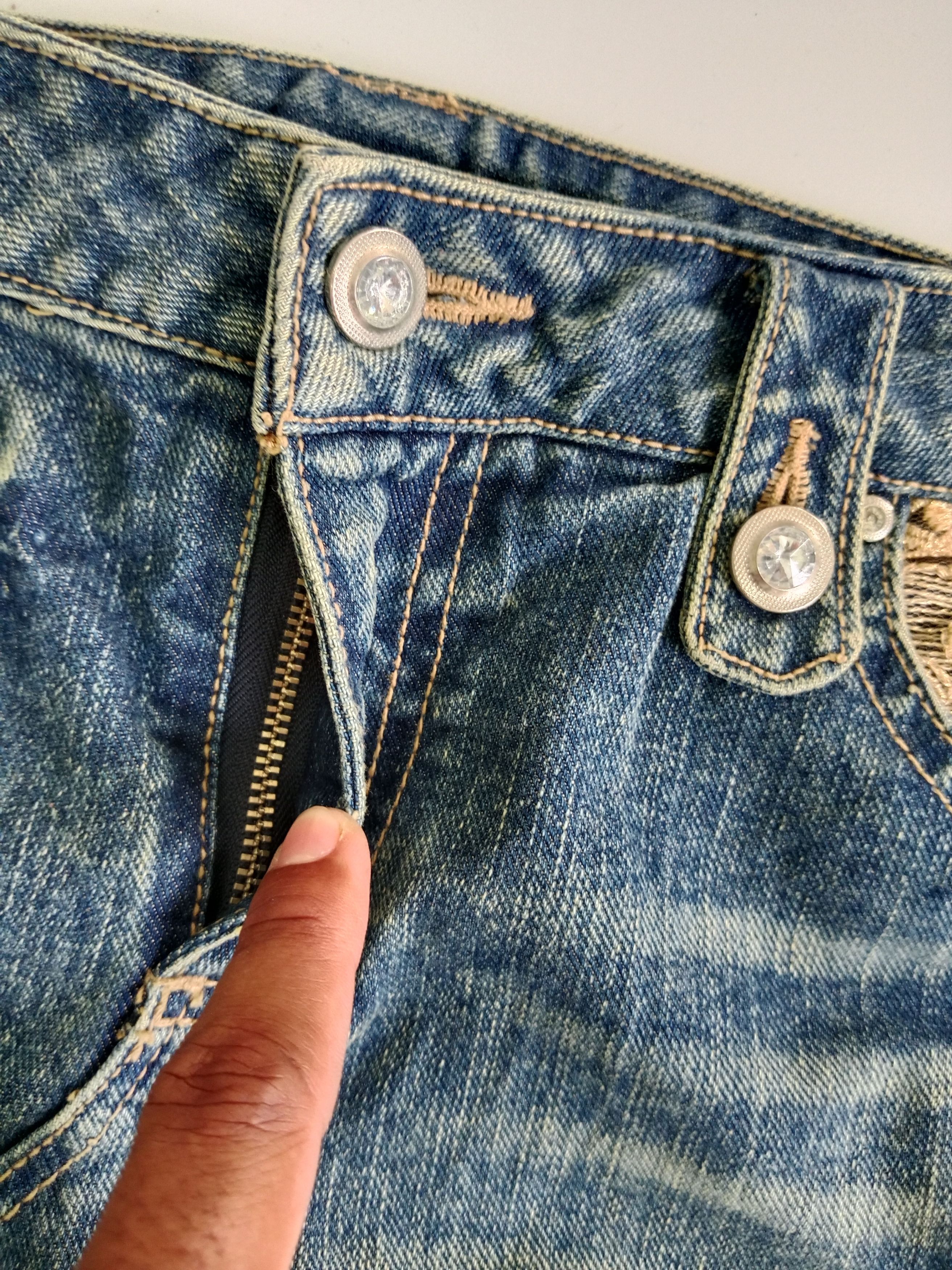 Japanese Brand Lei Firenze Mini Skirts Denim Japanese Brand Size 30" / US 8 / IT 44 - 7 Thumbnail