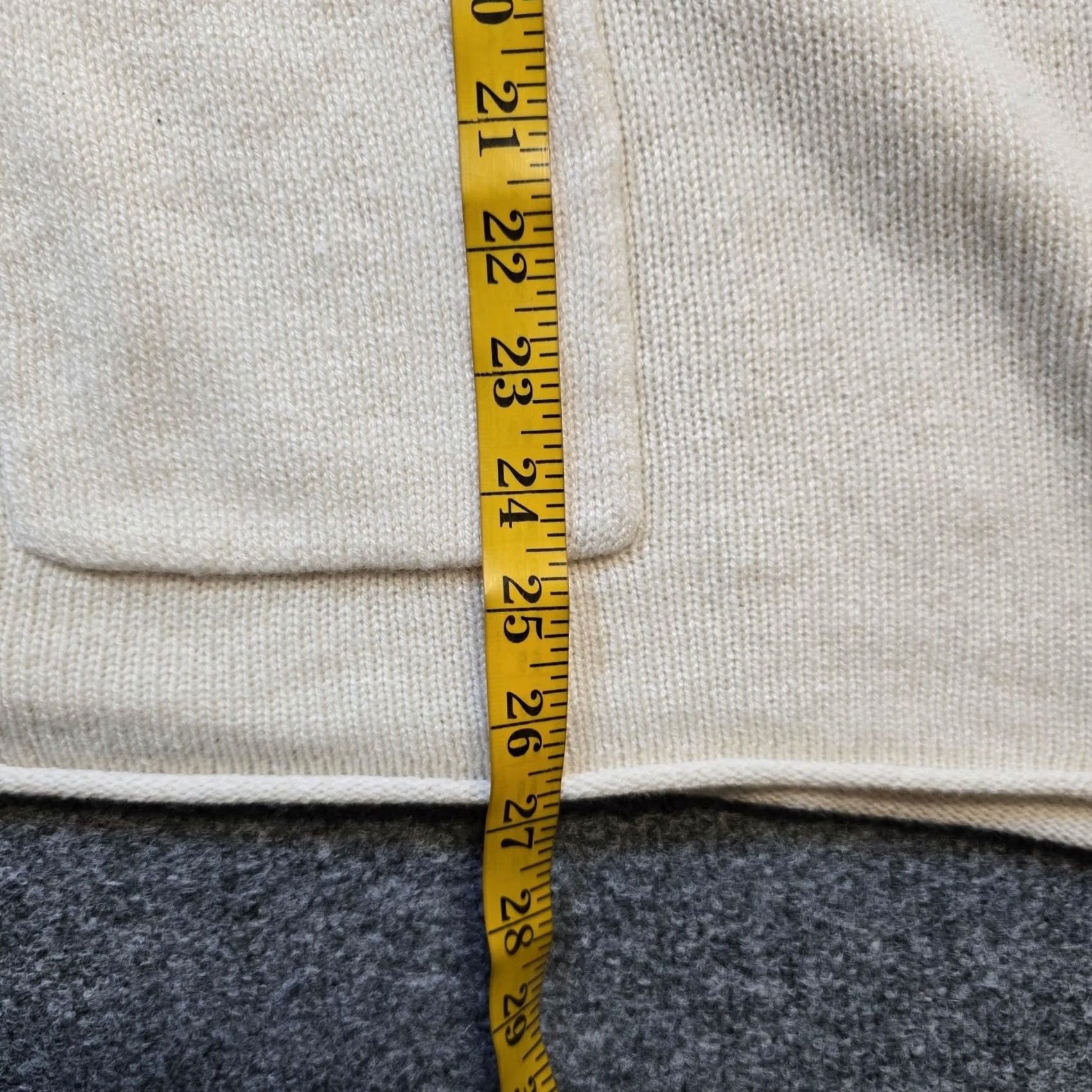 Vintage Calypso St Barth Sweater Womens Size XL White Cashmere Knit Short Sleeve Poncho Pullover Casual Size XL / US 12-14 / IT 48-50 - 6 Thumbnail