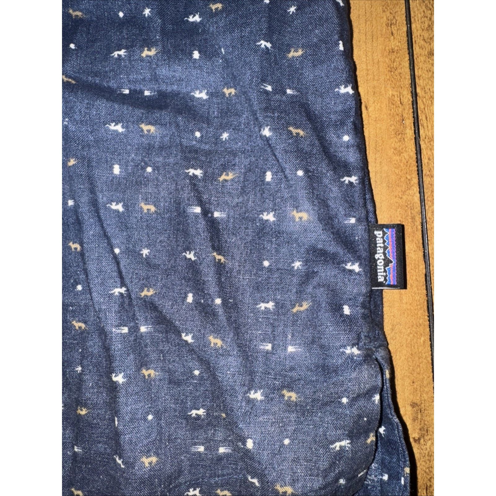 Patagonia × Vintage Patagonia Pocket Short Sleeve Shirt Blue XXL Dog Print 25x32 Size US XXL / EU 58 / 5 - 2 Thumbnail