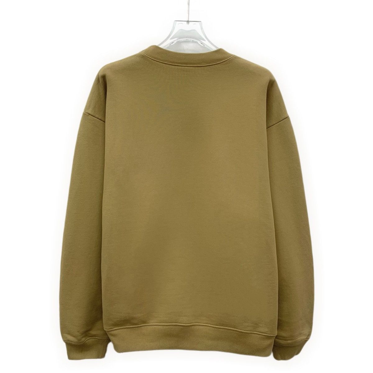 Balenciaga Balenciaga Brown Logo Embroidered Crew Neck Sweatshirt K26WX Size US M / EU 48-50 / 2 - 2 Thumbnail