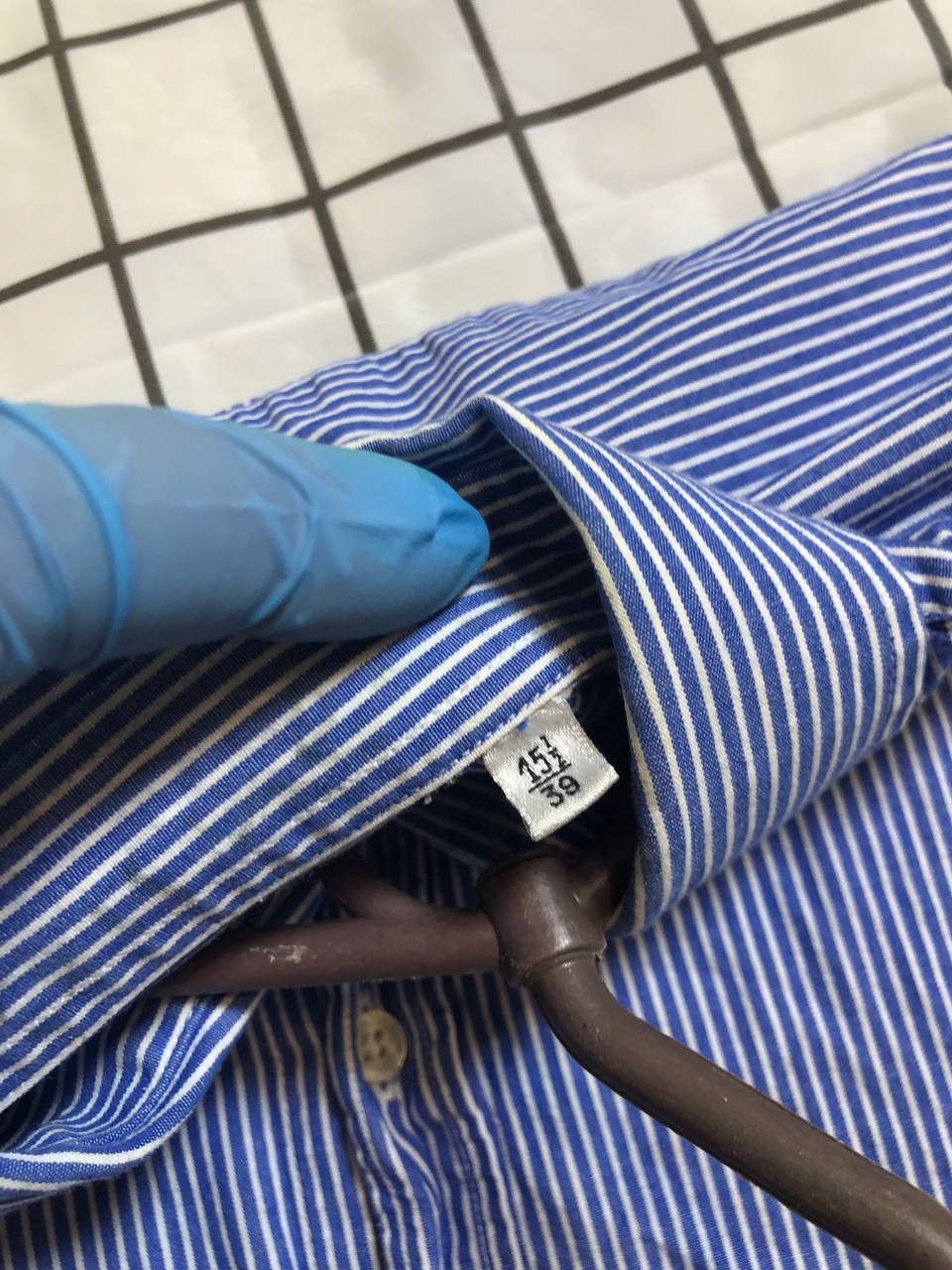 Moschino Moschino Jeans pinstripe cotton shirt, dark Size US S / EU 44-46 / 1 - 8 Thumbnail