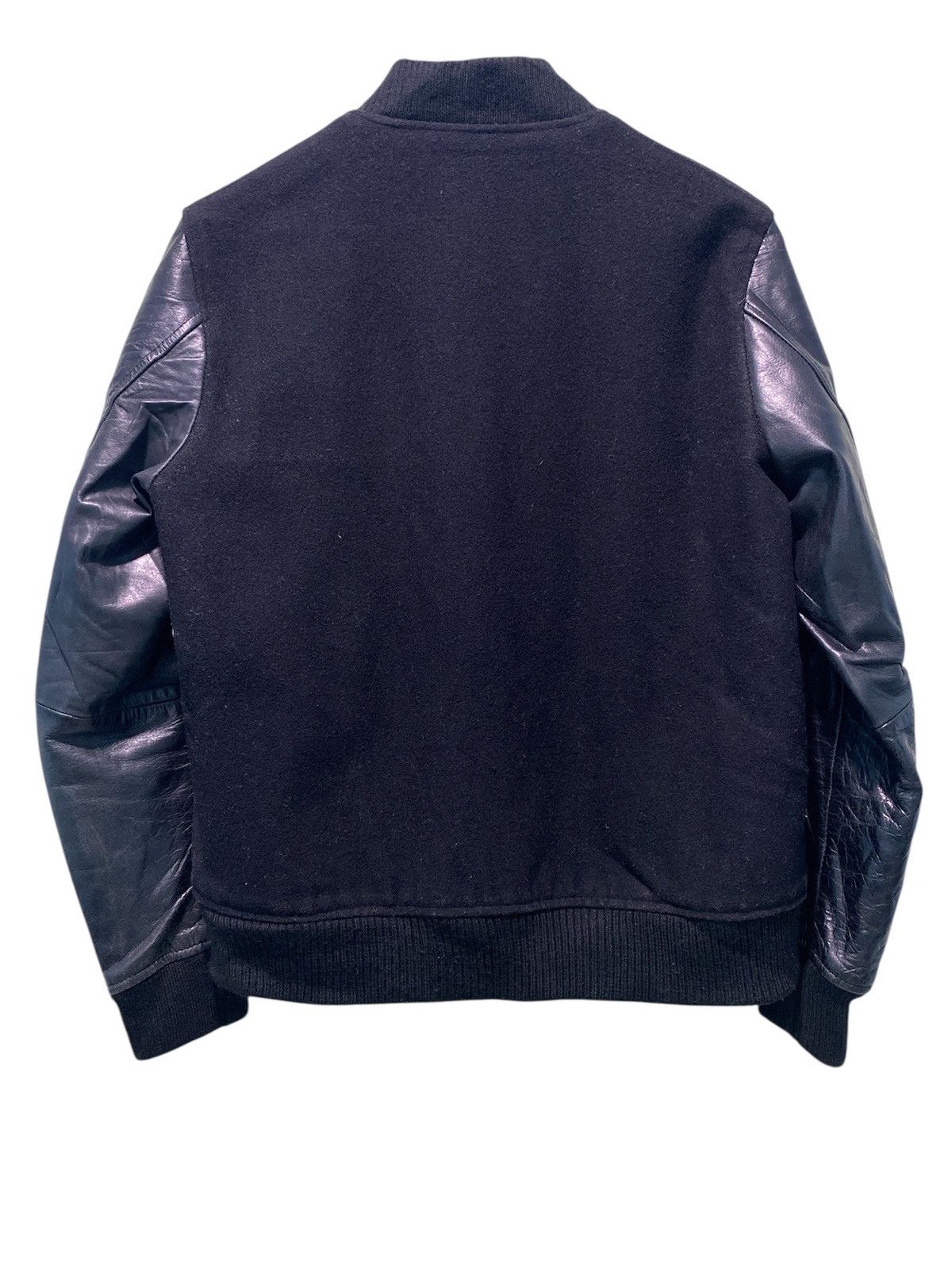BIGI BIGI ESSENTIAL GARMENT MEN’S VARSITY WOOL SLEEVE LEATHER Size US M / EU 48-50 / 2 - 2 Thumbnail