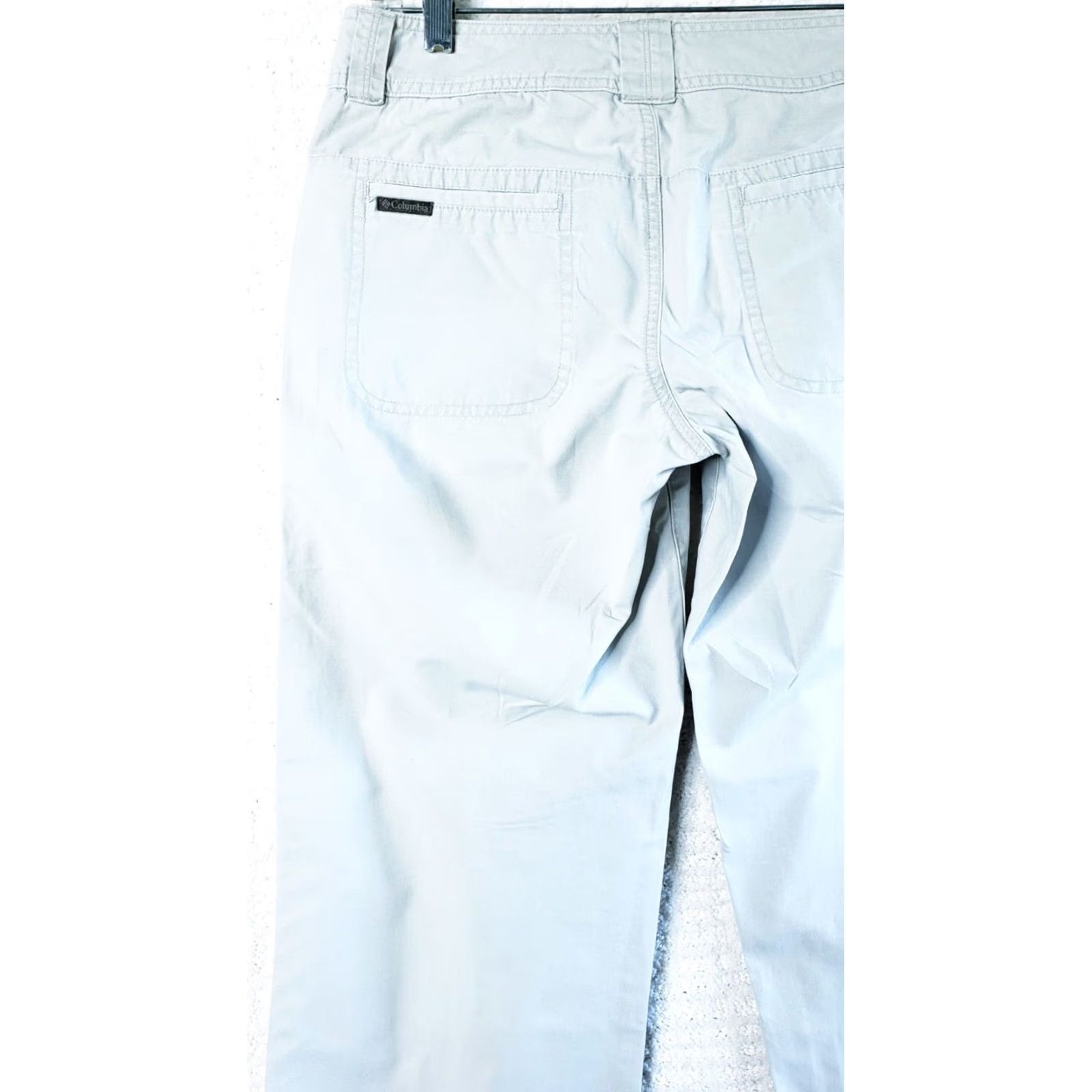 Vintage VINTAGE Columbia Khaki Hiking Pants Straight Leg Women 31x30 6 Beige Chino Comfort Casual Wool? Size 28" / US 6 / IT 42 - 5 Thumbnail