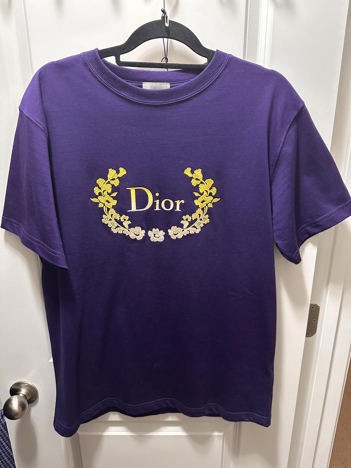 Dior Dior Men's Relaxed-Fit Cotton Jersey T-Shirt Size US M / EU 48-50 / 2 - 1 Thumbnail