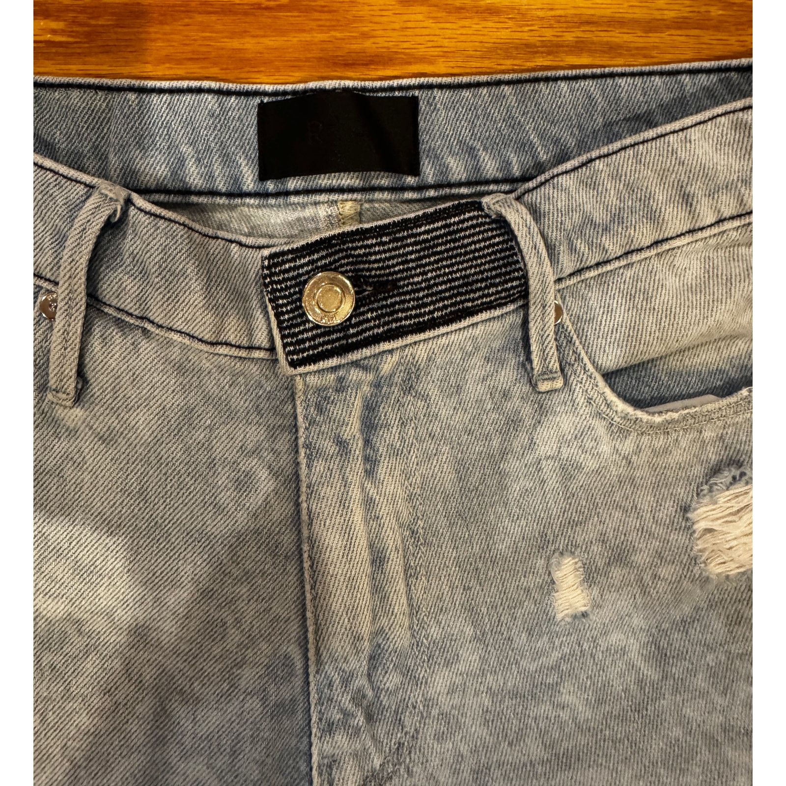 Rta RtA Denis Flared Jeans Laser Etched Japanese Dragon 28x32 Size US 28 / EU 44 - 3 Thumbnail